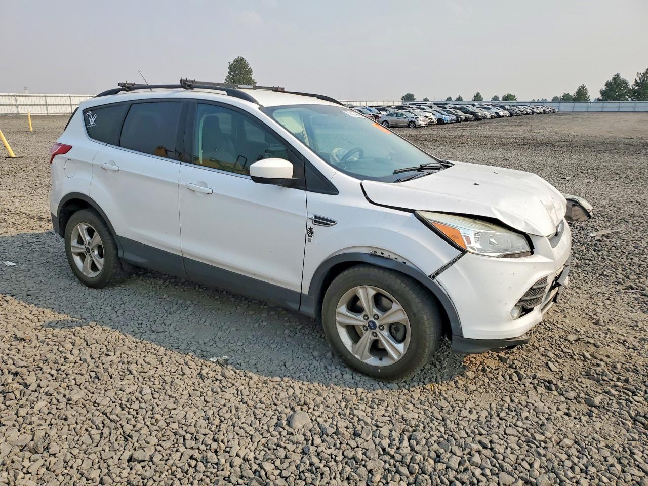 2014 Ford Escape Se White vin: 1FMCU9GX1EUE41592