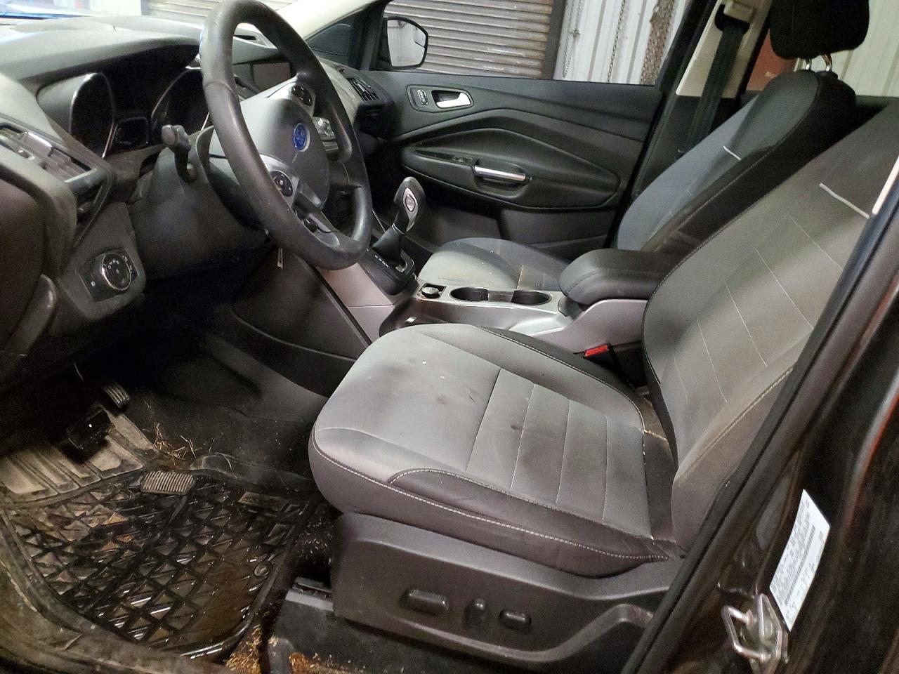 2015 Ford Escape Se Gray vin: 1FMCU9GX1FUA53201