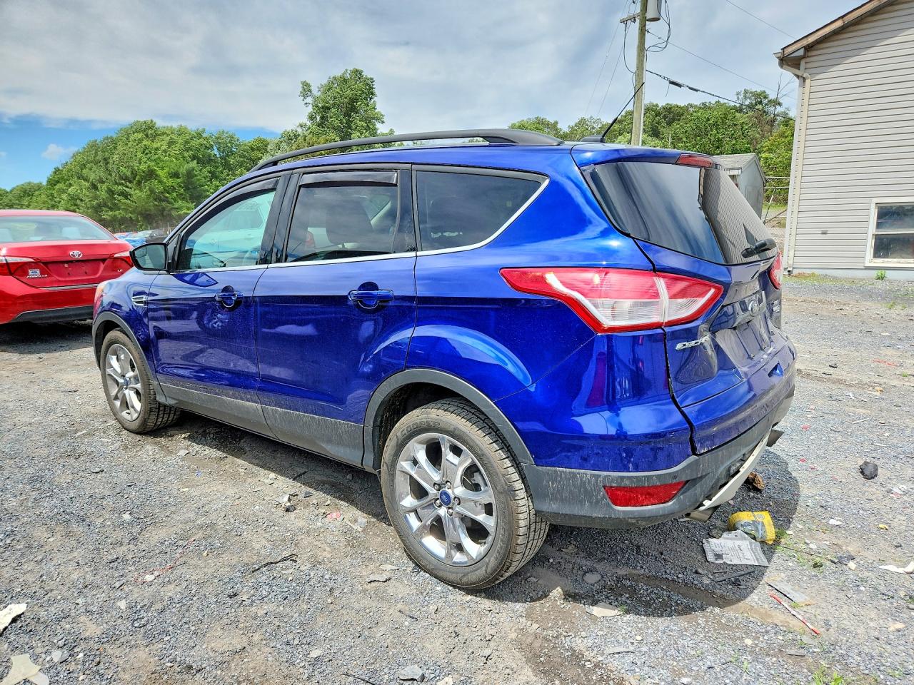2015 Ford Escape Se Blue vin: 1FMCU9GX1FUA86912