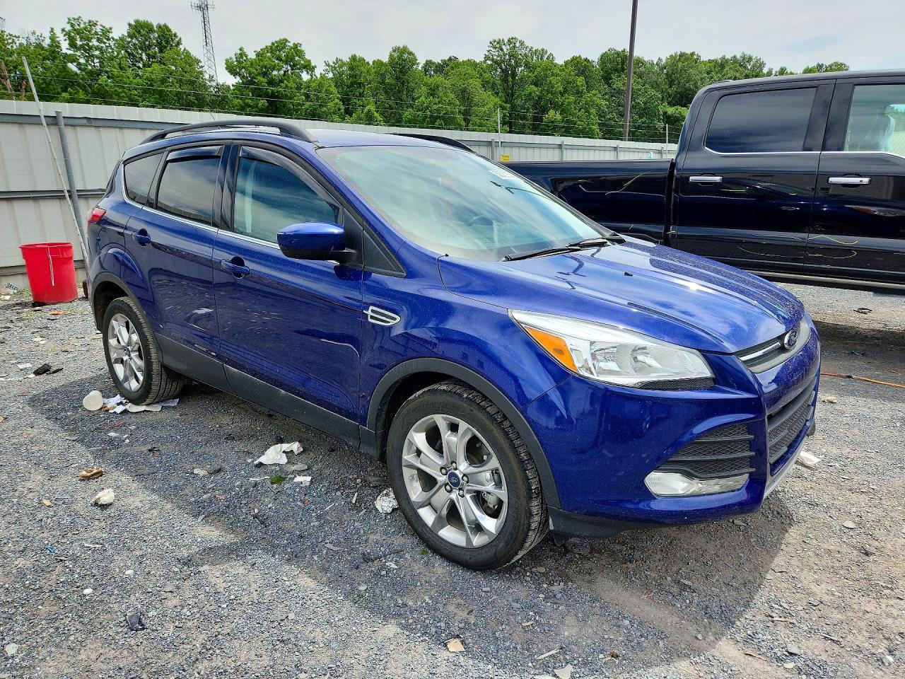 2015 Ford Escape Se Blue vin: 1FMCU9GX1FUA86912