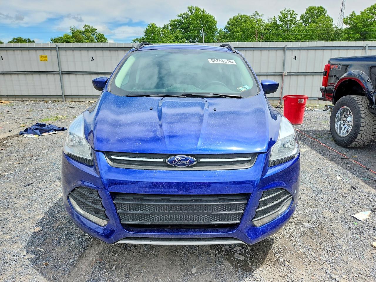 2015 Ford Escape Se Blue vin: 1FMCU9GX1FUA86912