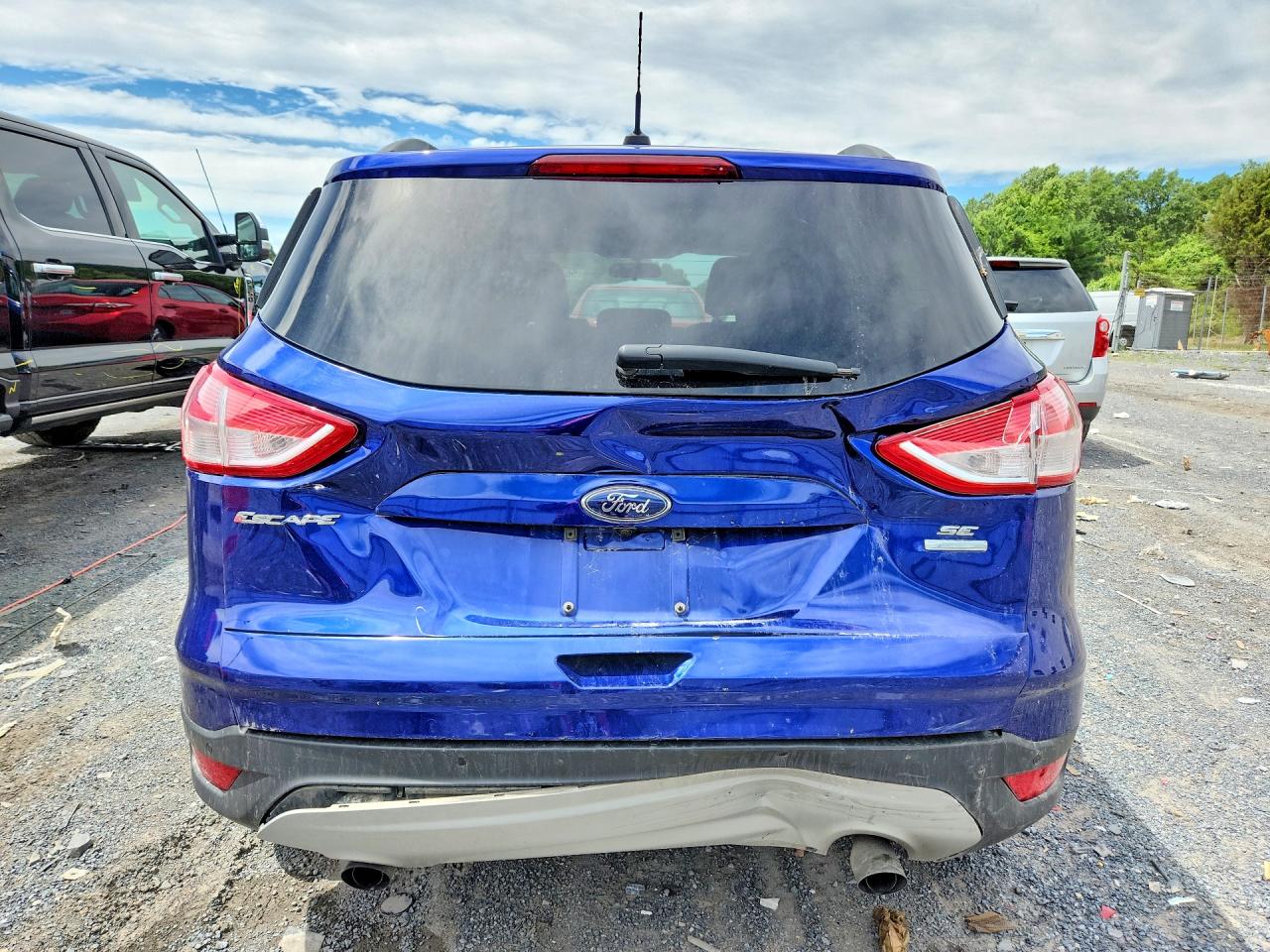 2015 Ford Escape Se Blue vin: 1FMCU9GX1FUA86912