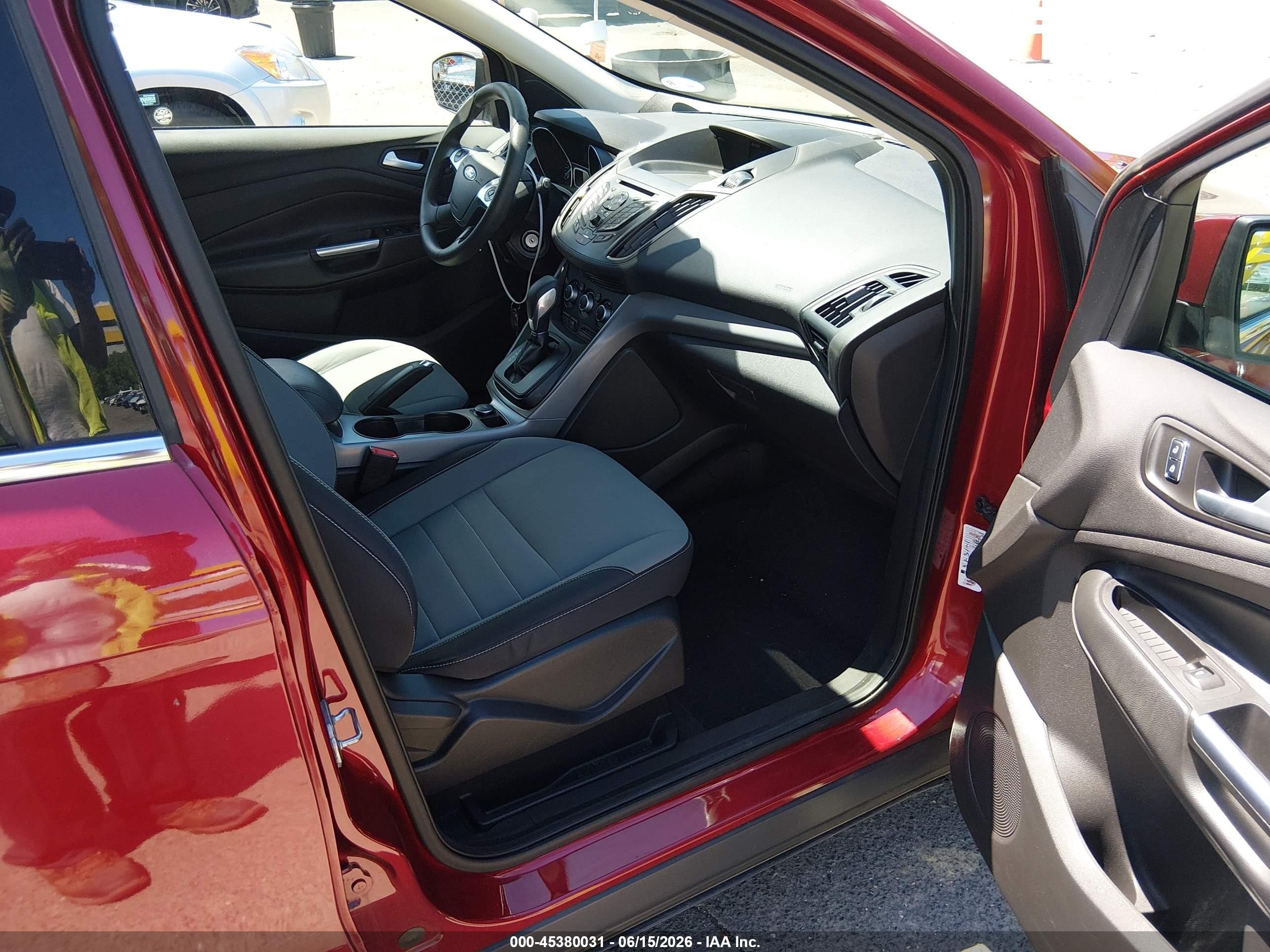 2015 Ford Escape Se Maroon vin: 1FMCU9GX1FUA96808