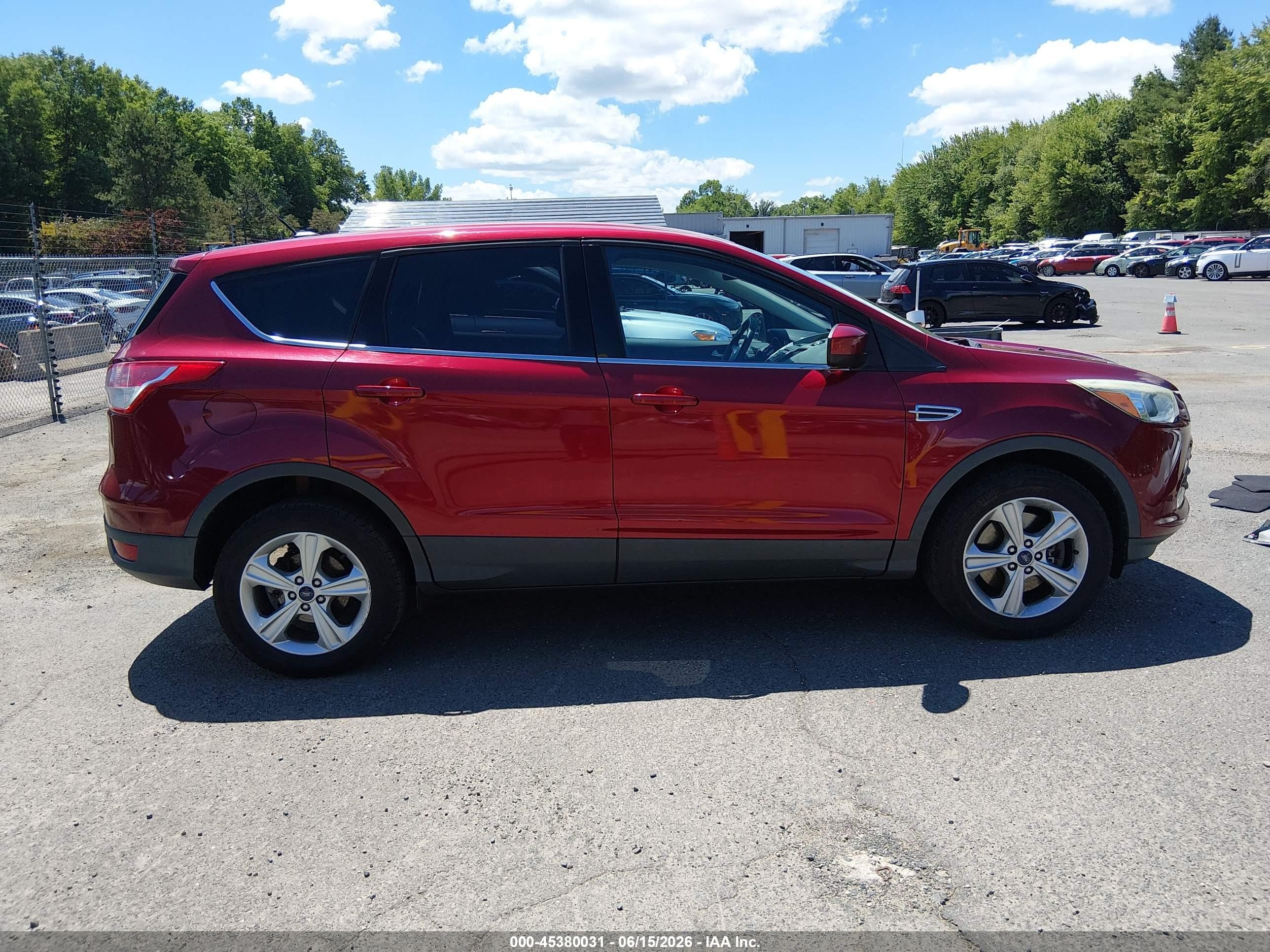2015 Ford Escape Se Maroon vin: 1FMCU9GX1FUA96808