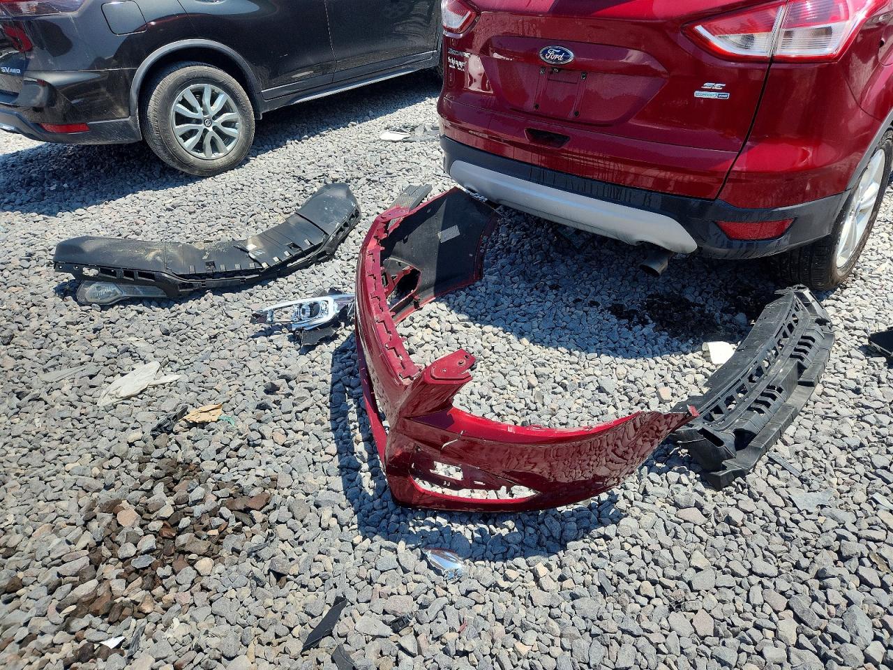 2015 Ford Escape Se Red vin: 1FMCU9GX1FUB01358