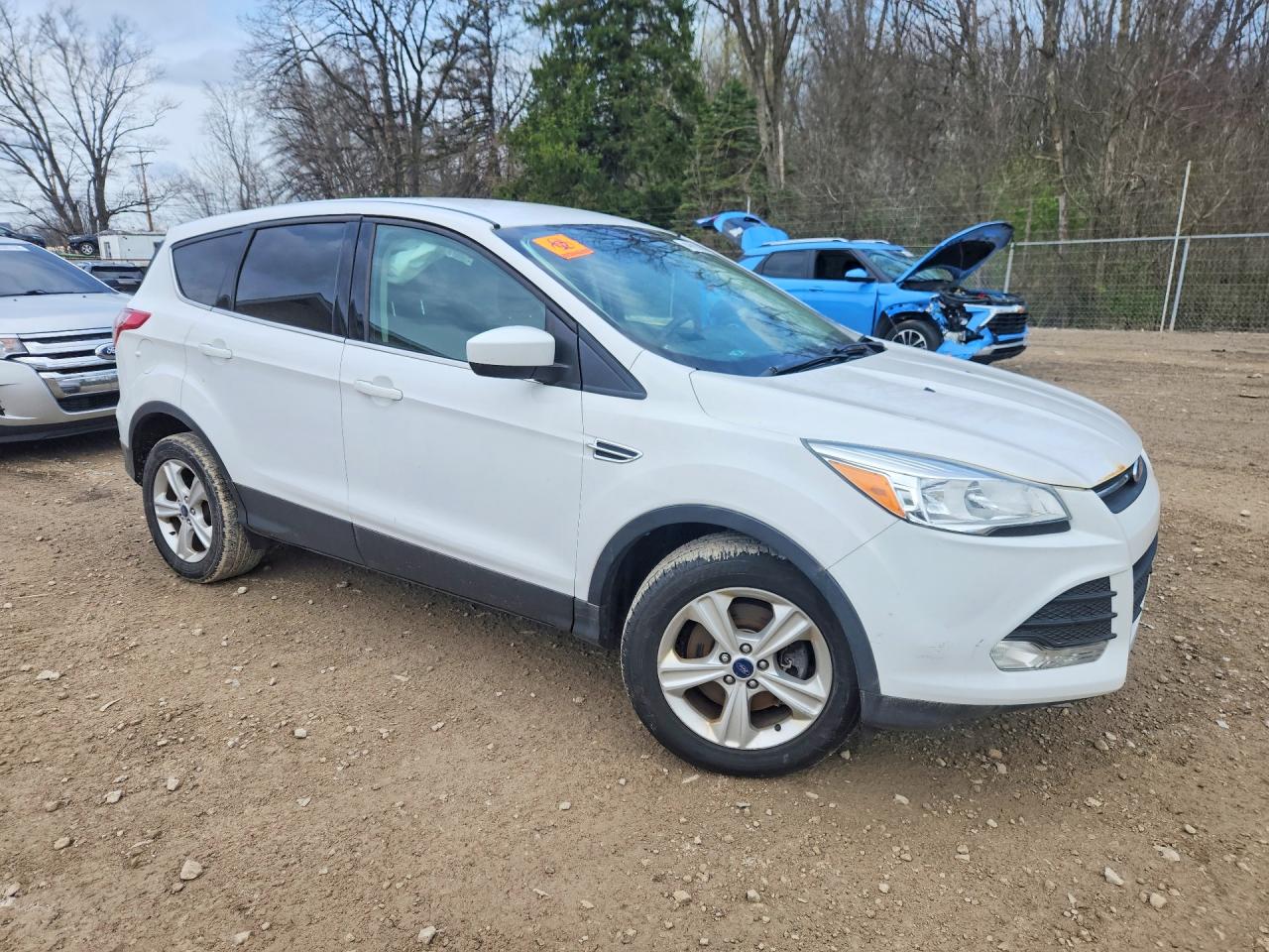 2015 Ford Escape White vin: 1FMCU9GX1FUB17592