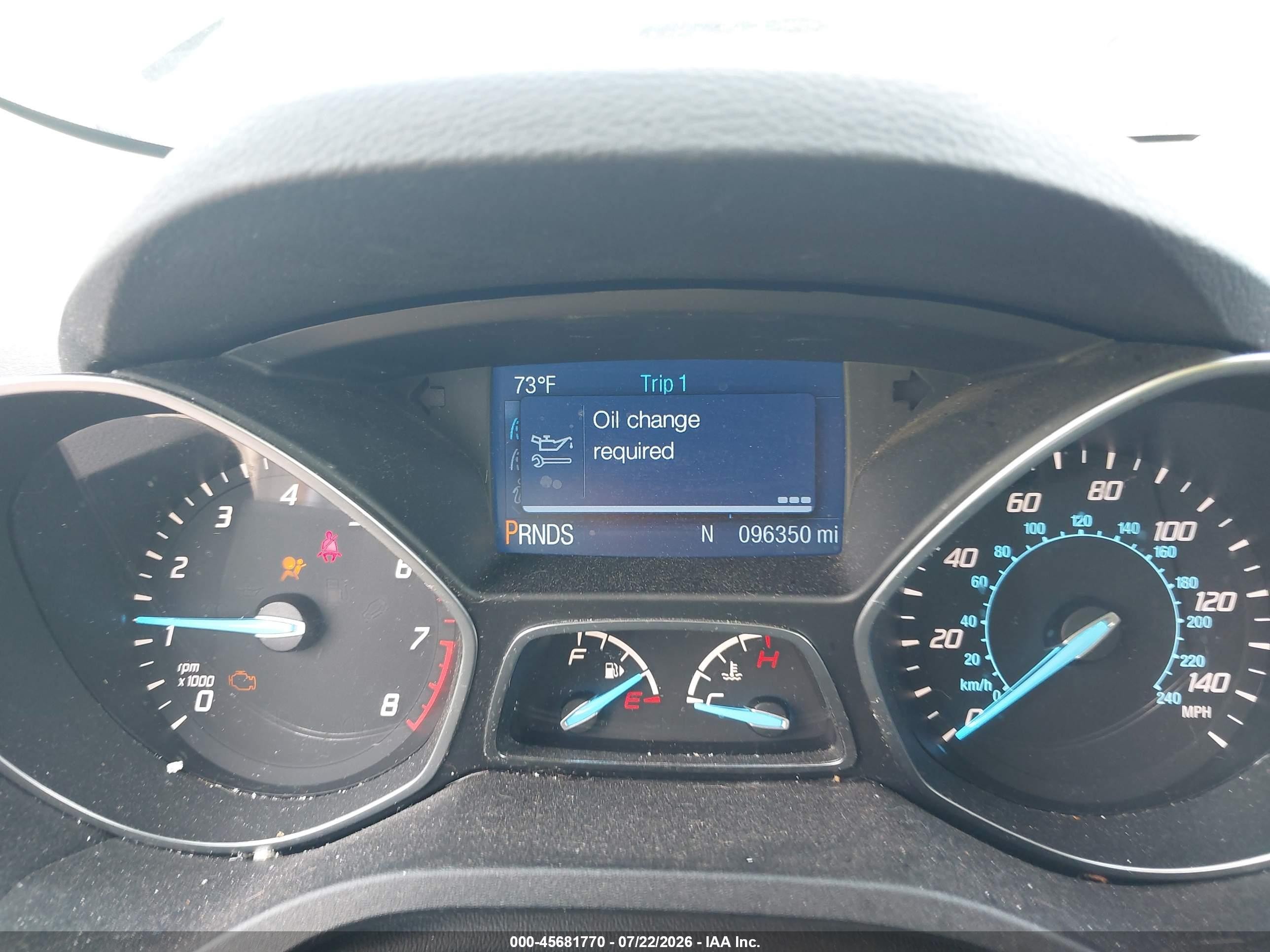 2015 Ford Escape Se Gray vin: 1FMCU9GX1FUB79235