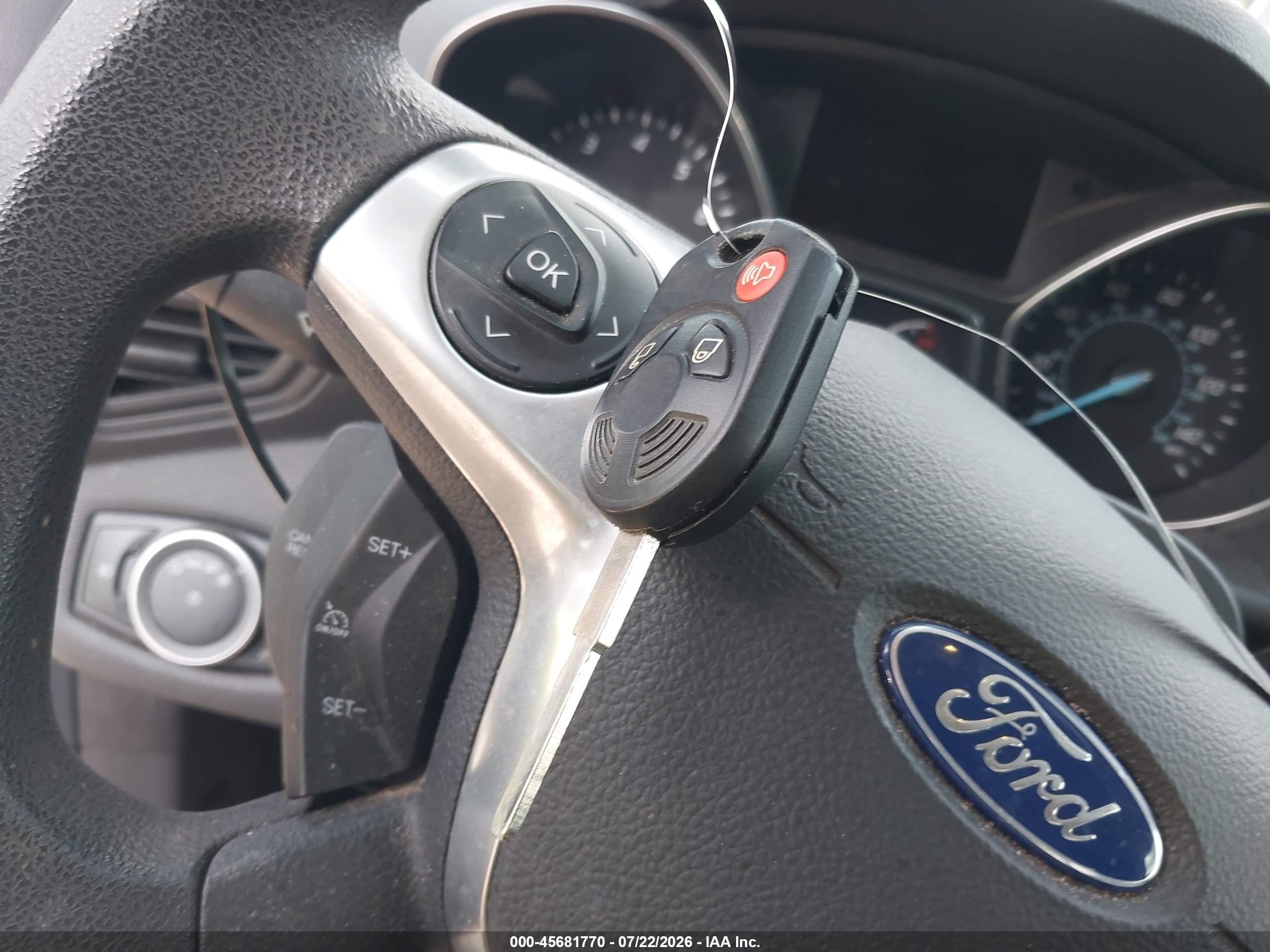 2015 Ford Escape Se Gray vin: 1FMCU9GX1FUB79235