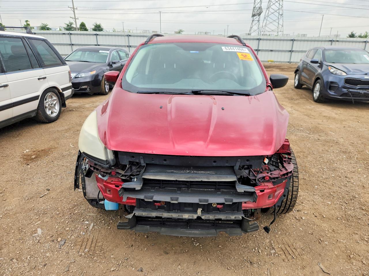 2015 Ford Escape Se Бордовый vin: 1FMCU9GX1FUB79509