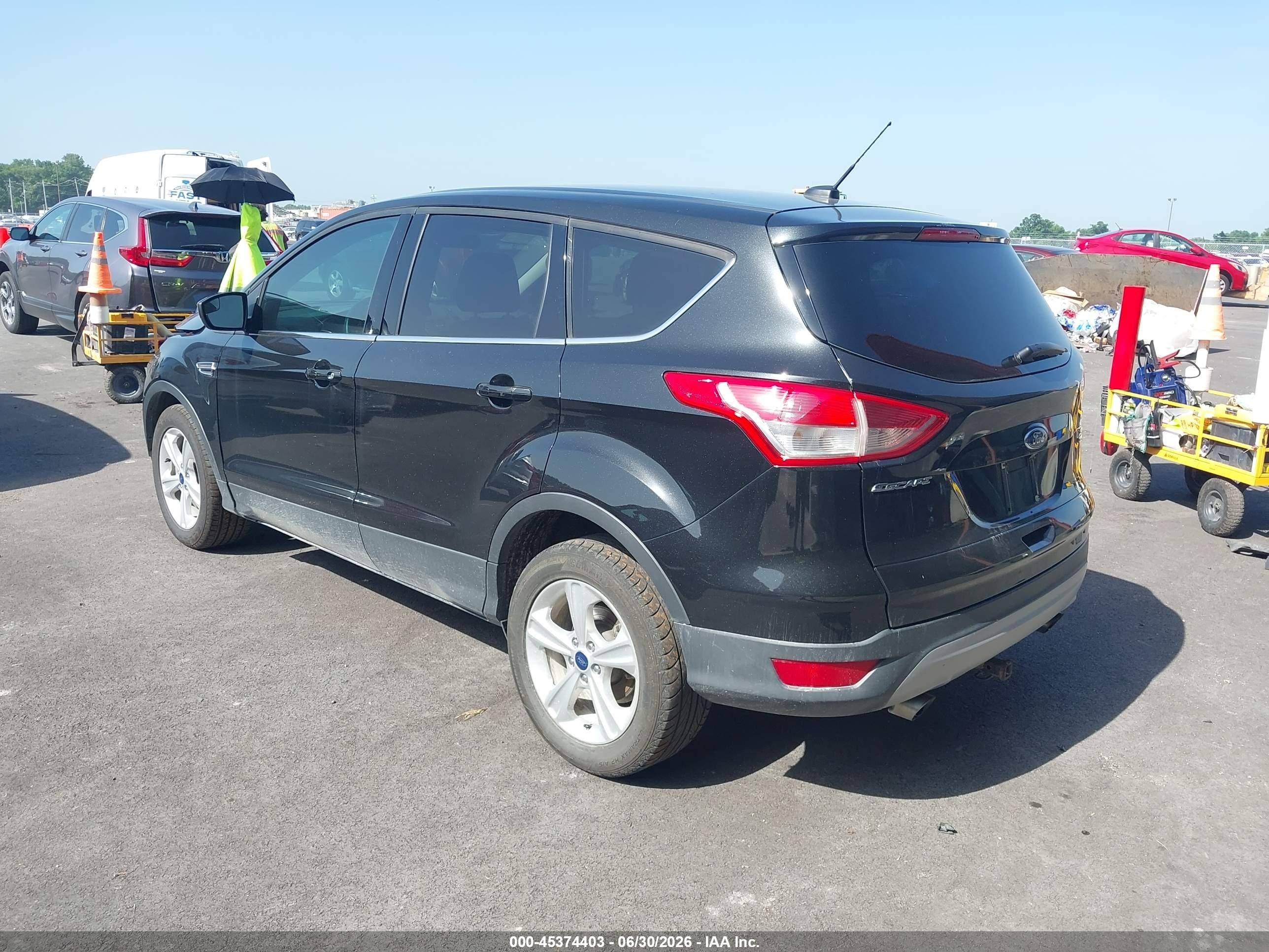 2015 Ford Escape Se Black vin: 1FMCU9GX1FUC25338