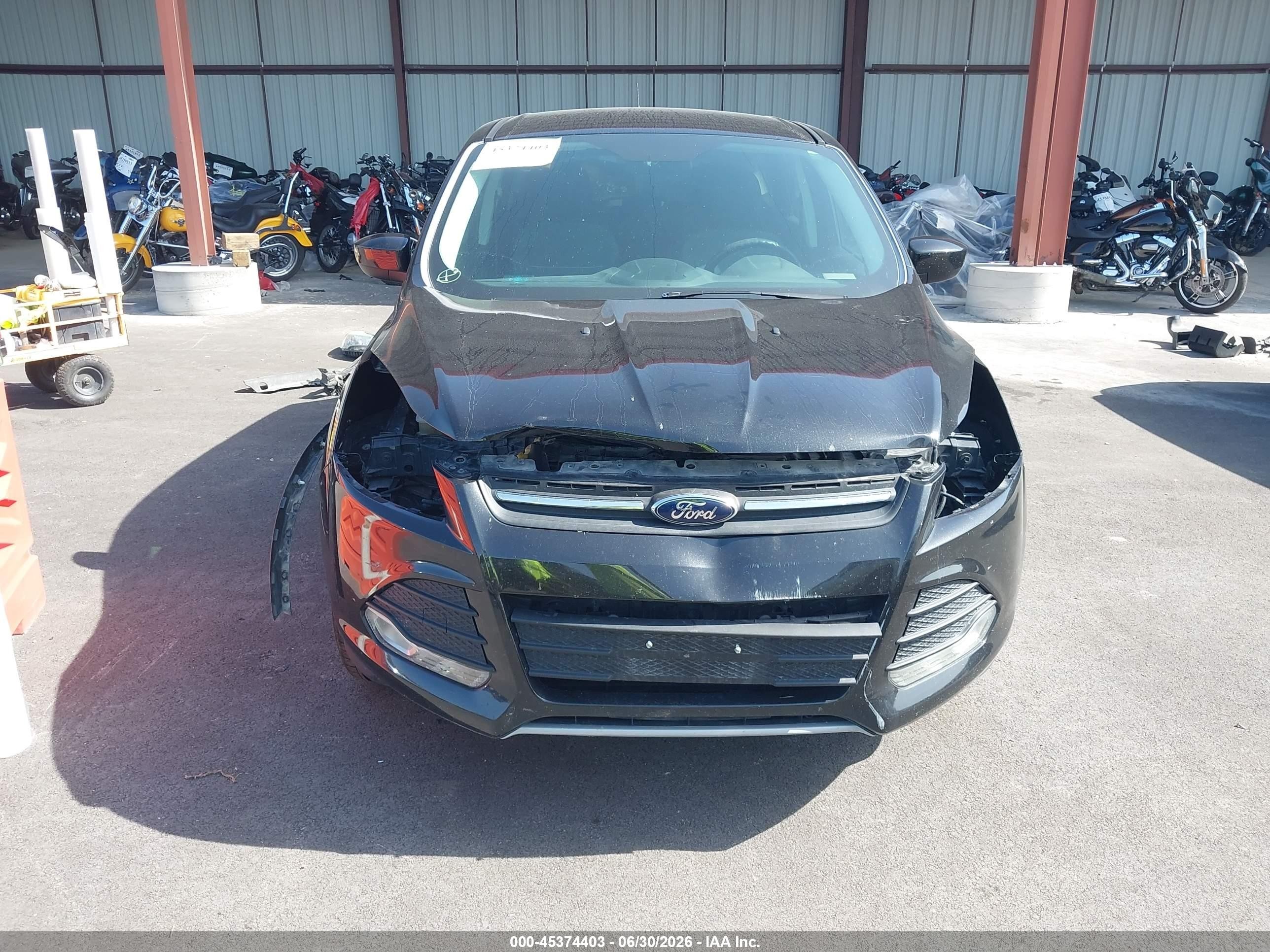 2015 Ford Escape Se Black vin: 1FMCU9GX1FUC25338
