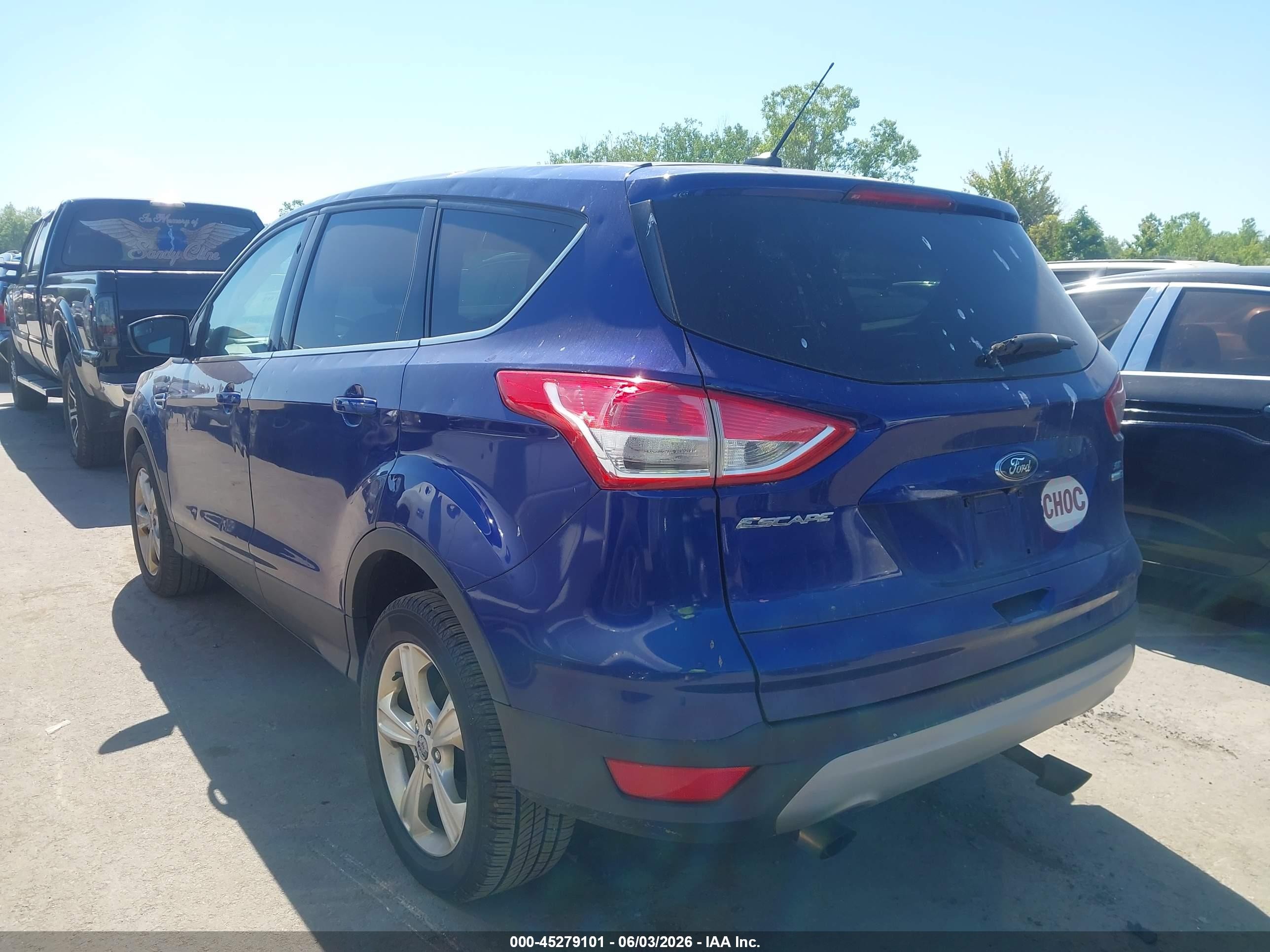 2015 Ford Escape Se Синий vin: 1FMCU9GX1FUC75964