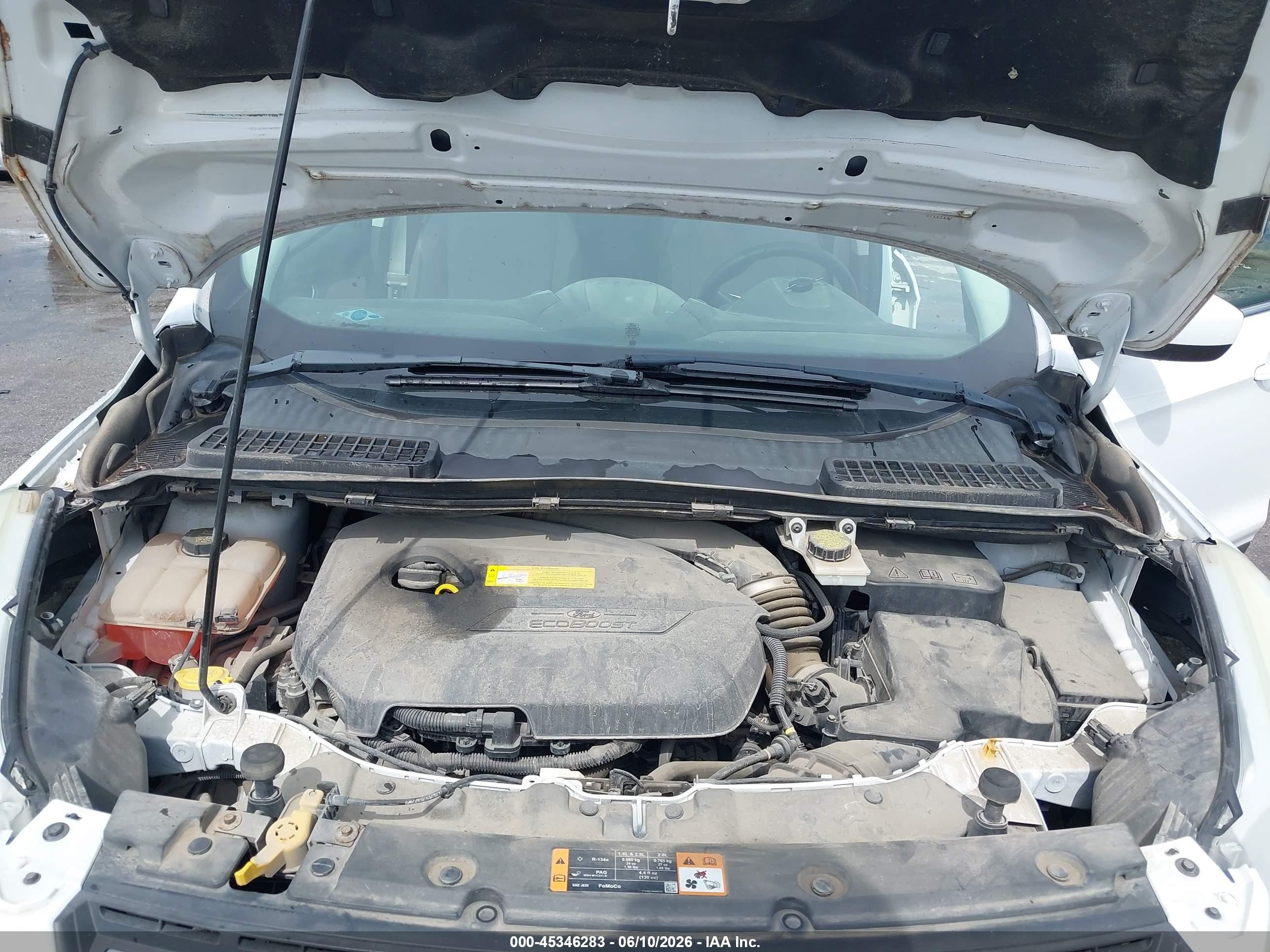 2016 Ford Escape Se White vin: 1FMCU9GX1GUB08943