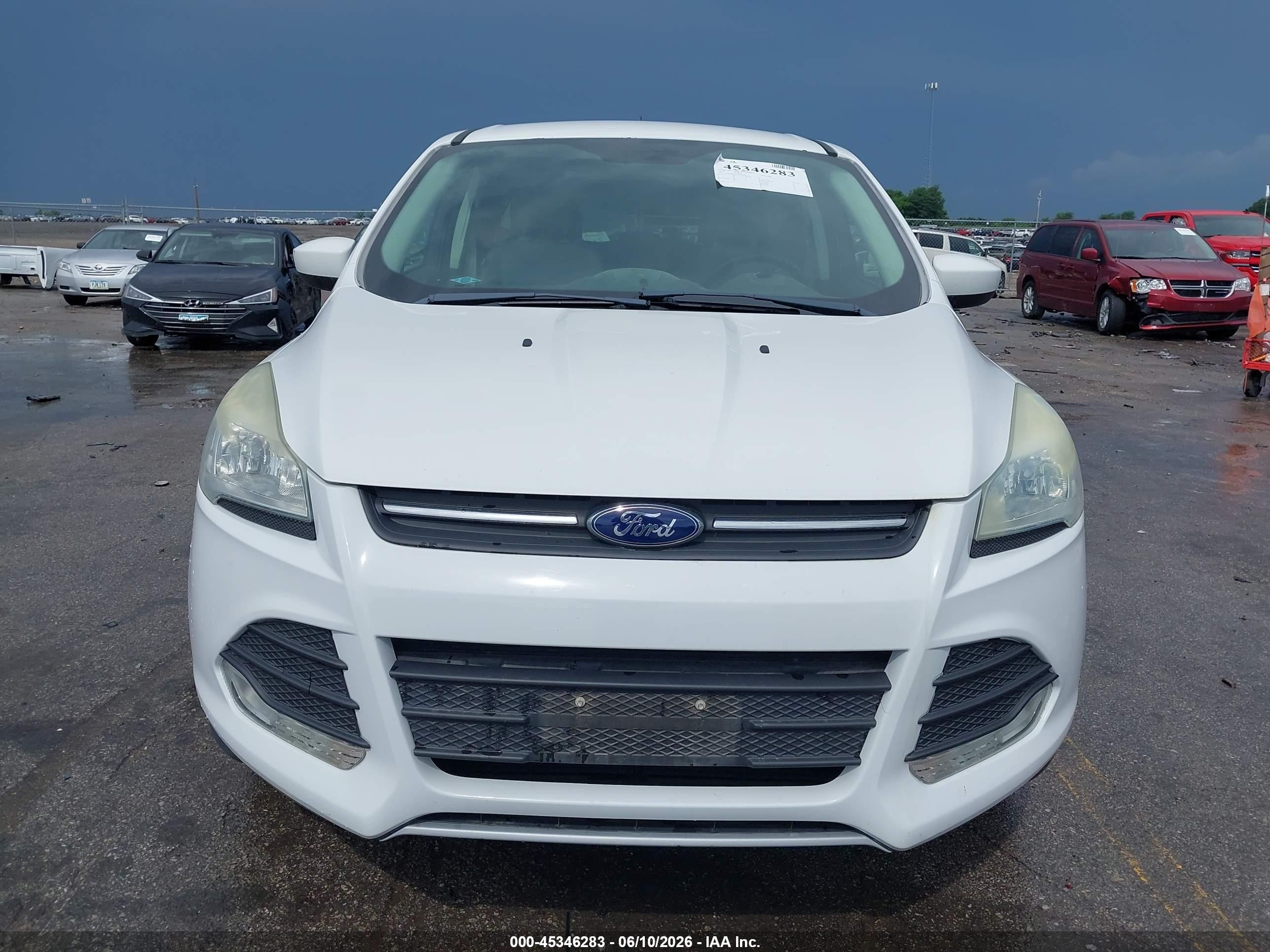2016 Ford Escape Se White vin: 1FMCU9GX1GUB08943