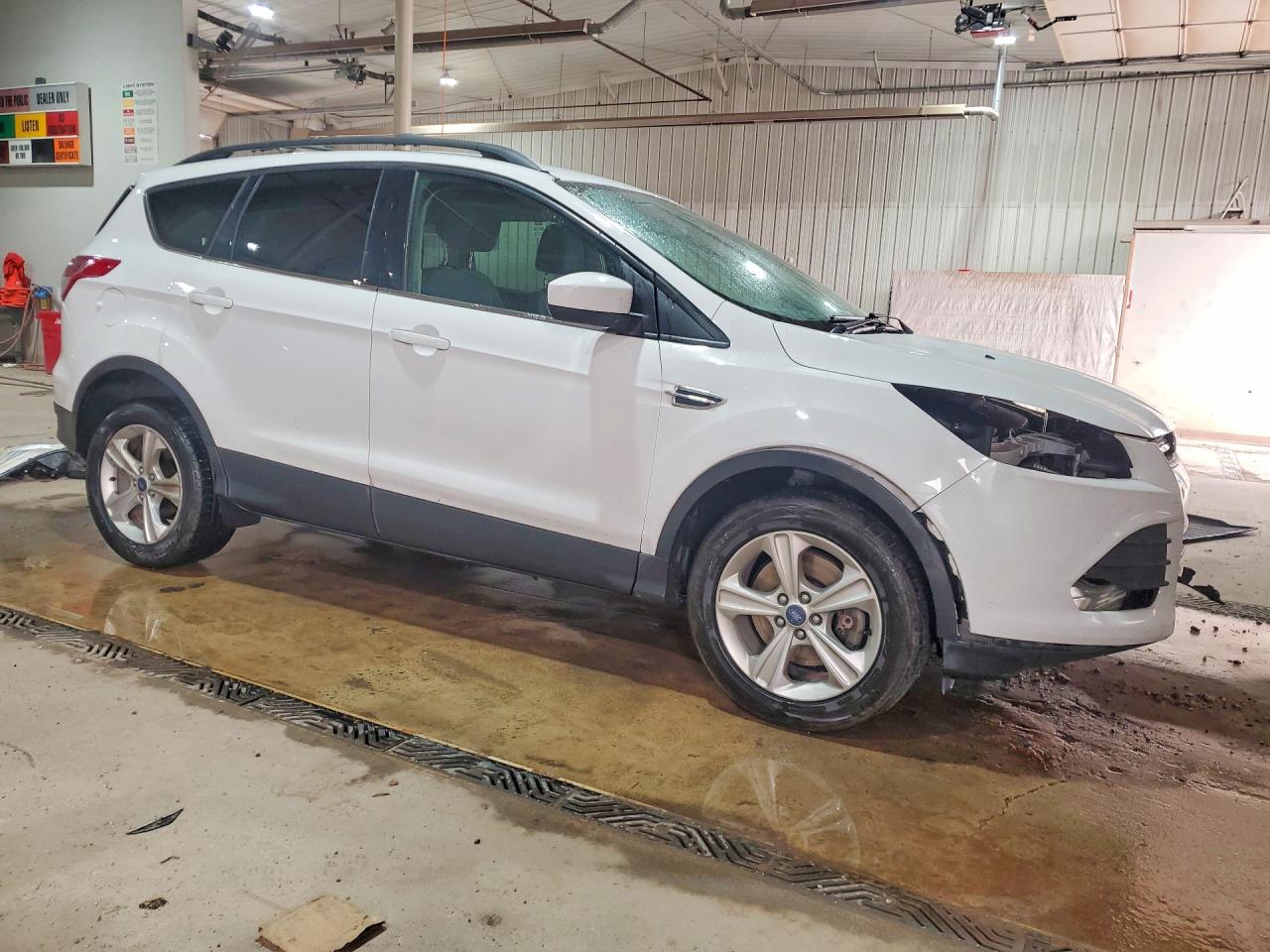2013 Ford Escape Se White vin: 1FMCU9GX2DUA98225