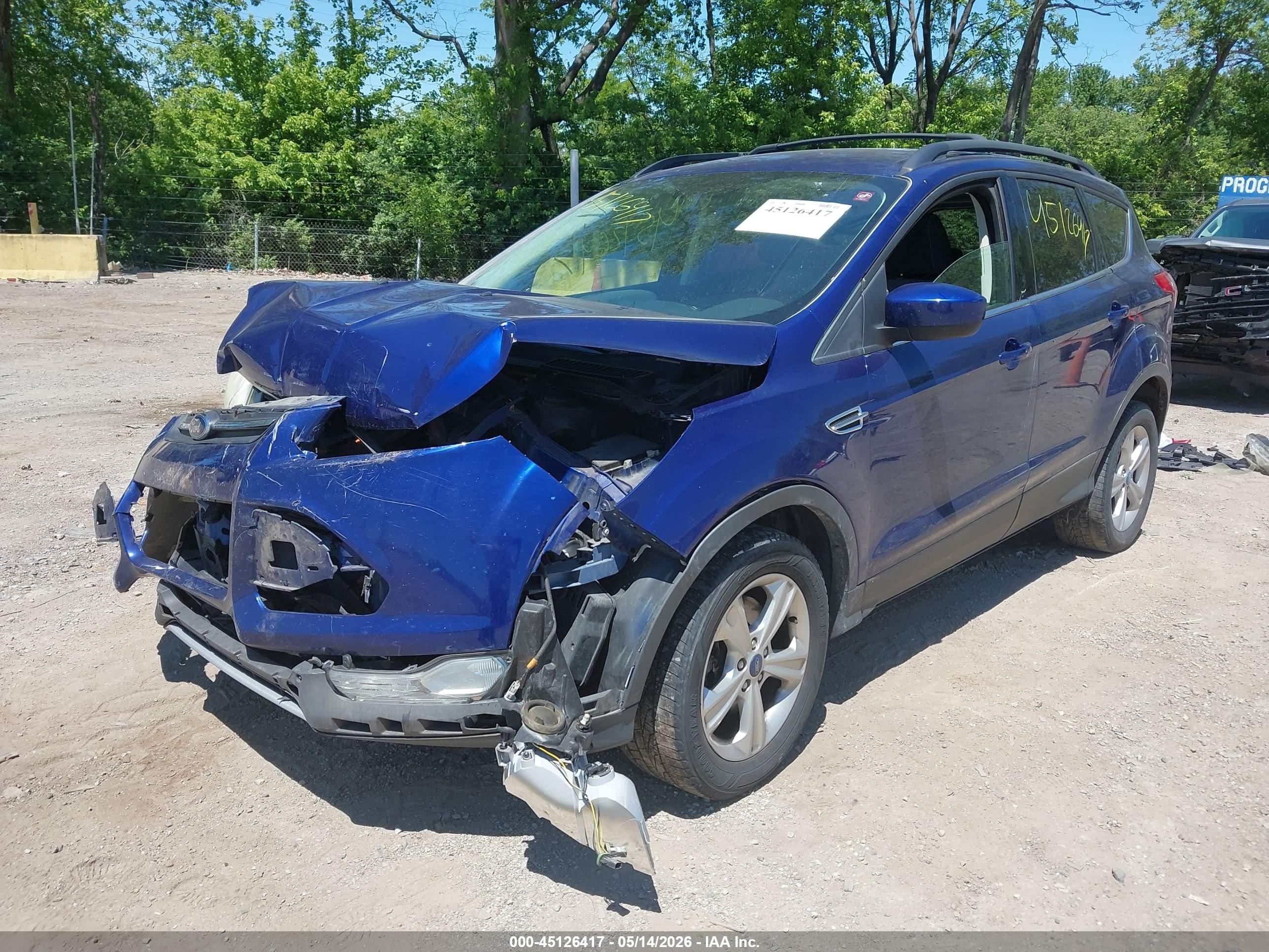 2013 Ford Escape Se Синий vin: 1FMCU9GX2DUB69262