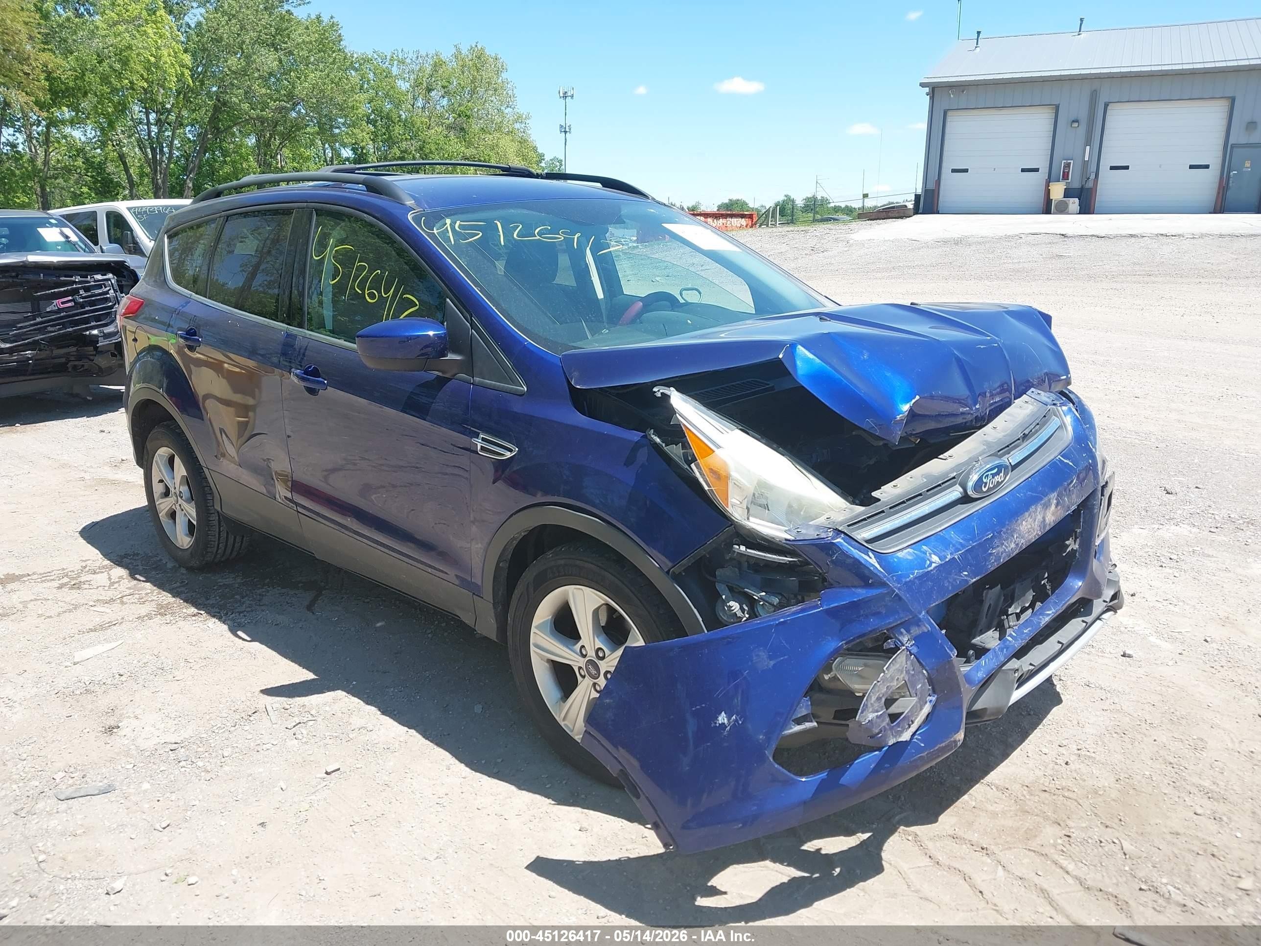 2013 Ford Escape Se Синий vin: 1FMCU9GX2DUB69262