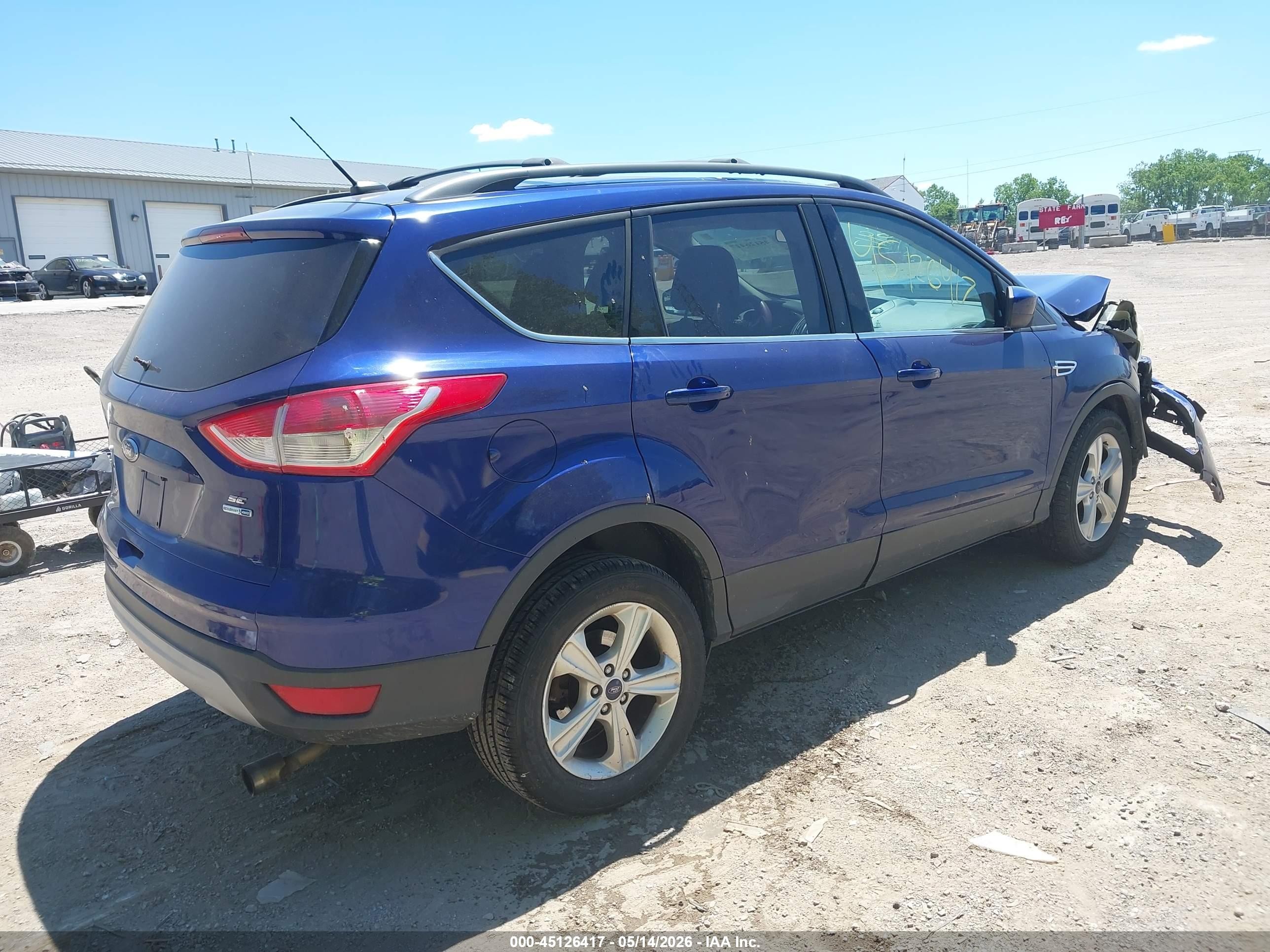 2013 Ford Escape Se Синий vin: 1FMCU9GX2DUB69262
