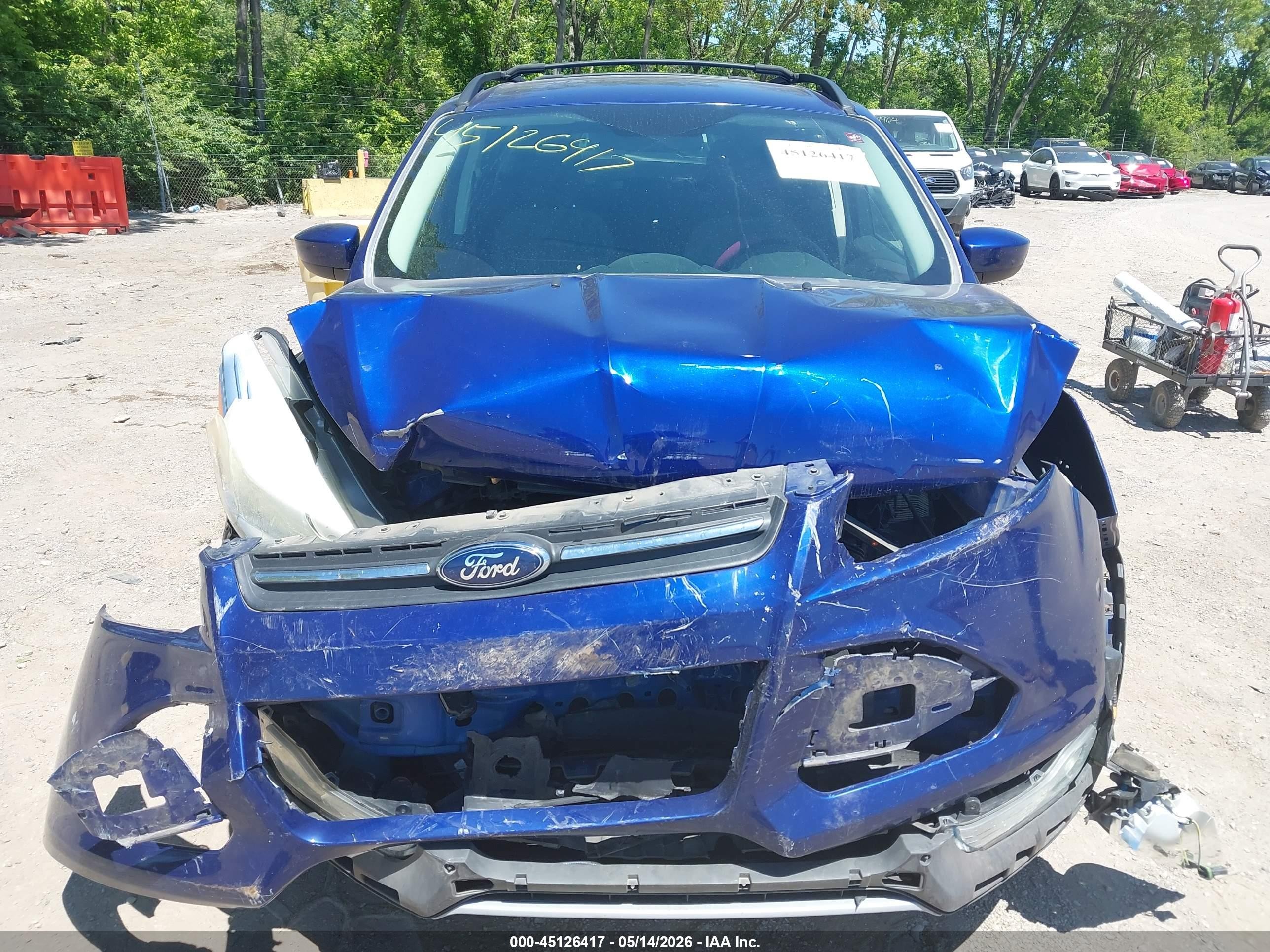 2013 Ford Escape Se Синий vin: 1FMCU9GX2DUB69262