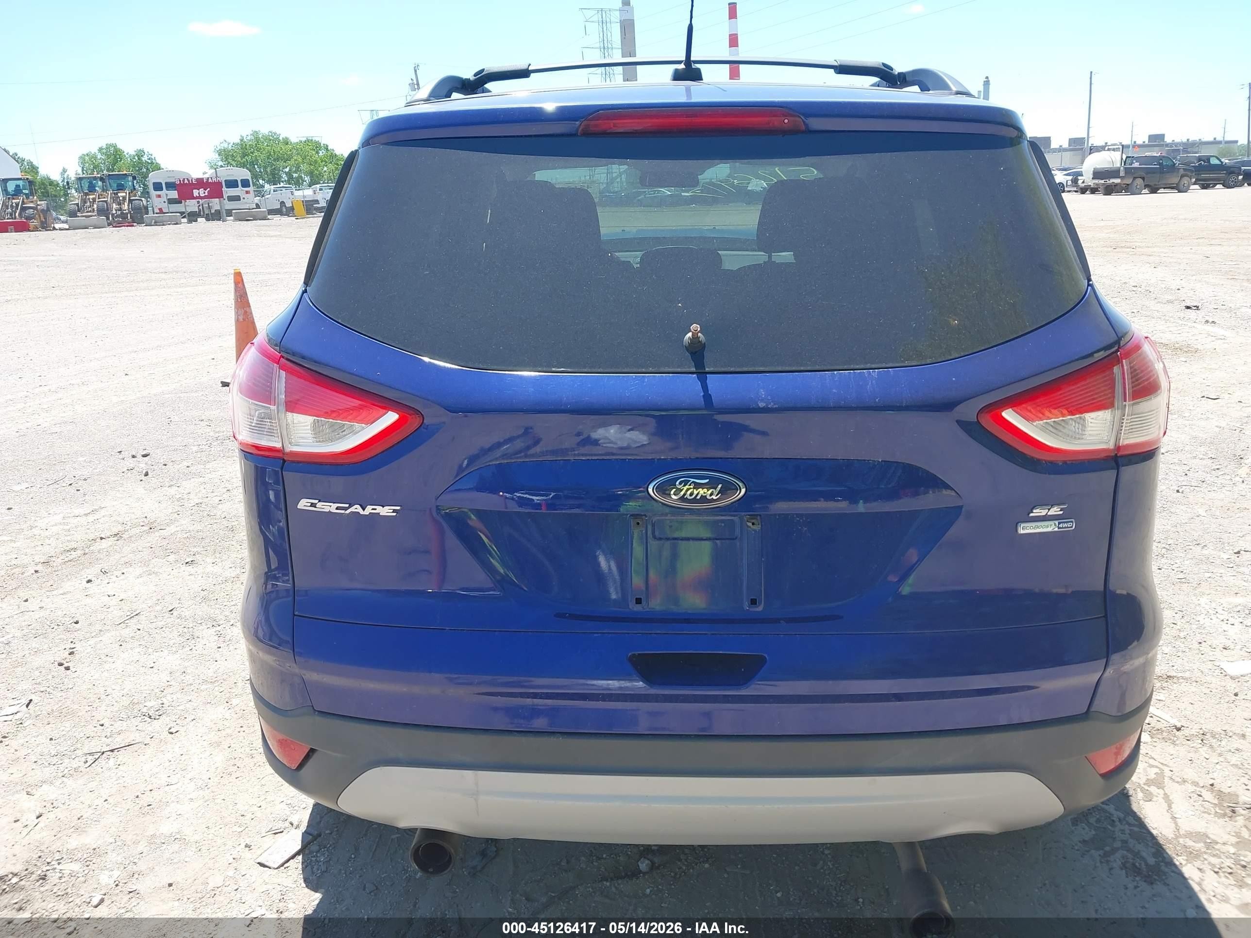 2013 Ford Escape Se Синий vin: 1FMCU9GX2DUB69262