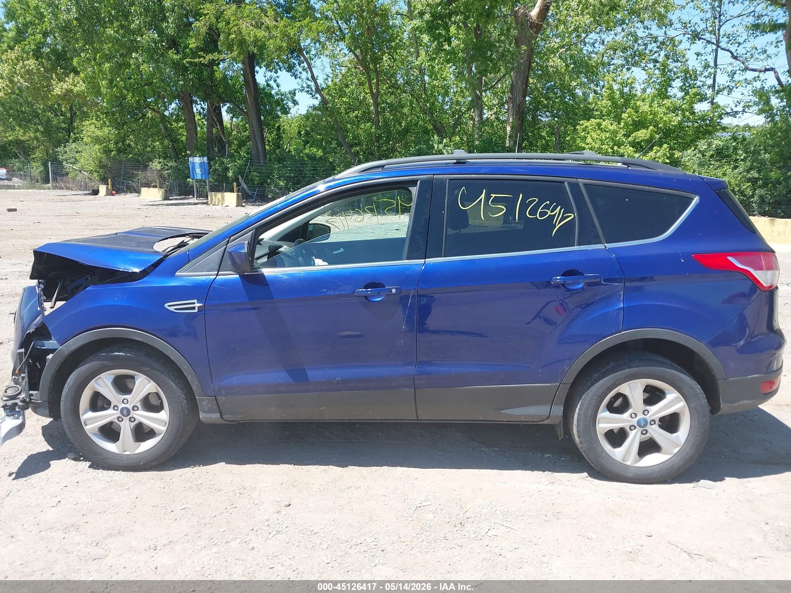 2013 Ford Escape Se Синий vin: 1FMCU9GX2DUB69262