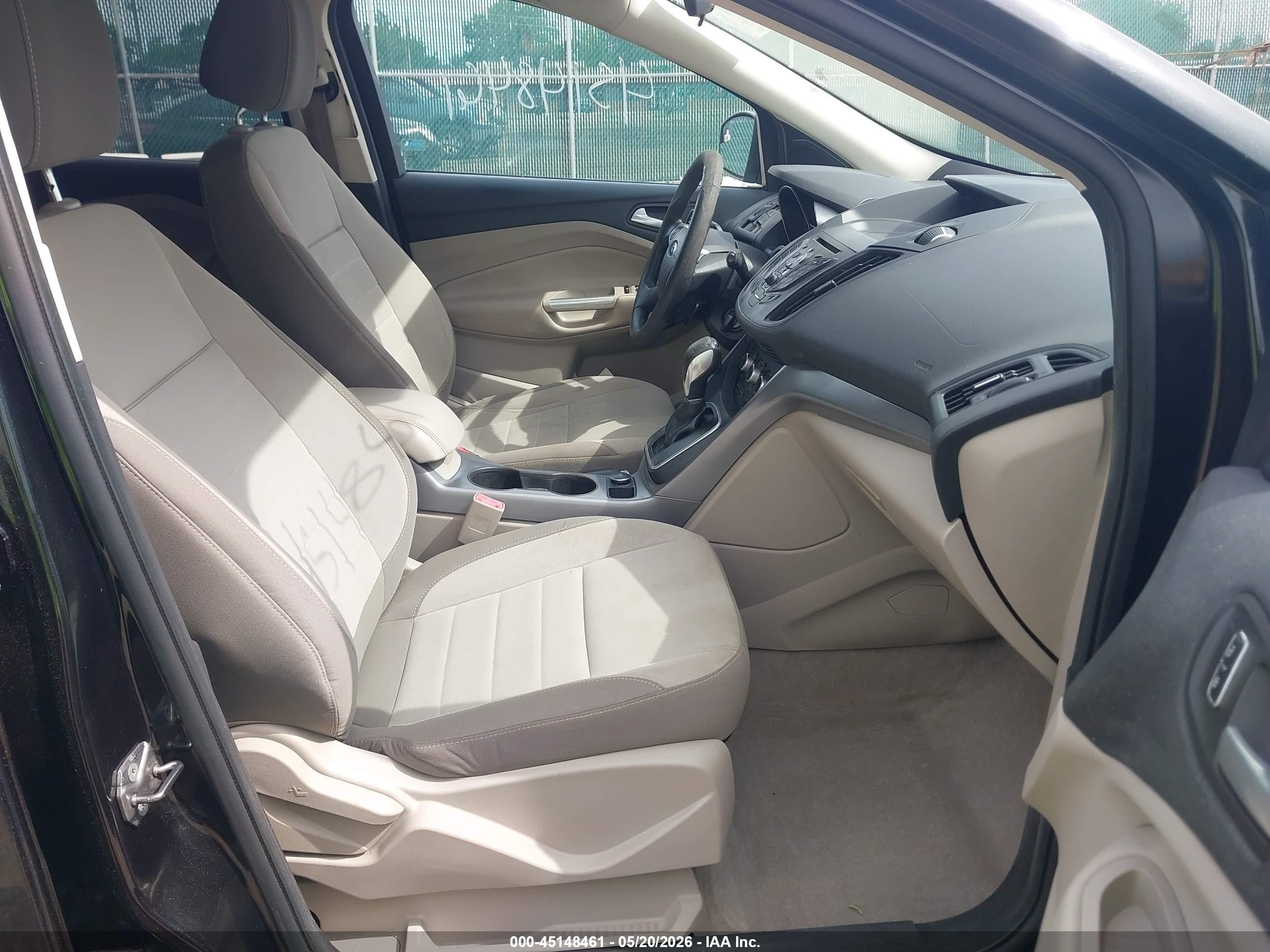 2013 Ford Escape Se Black vin: 1FMCU9GX2DUC87991