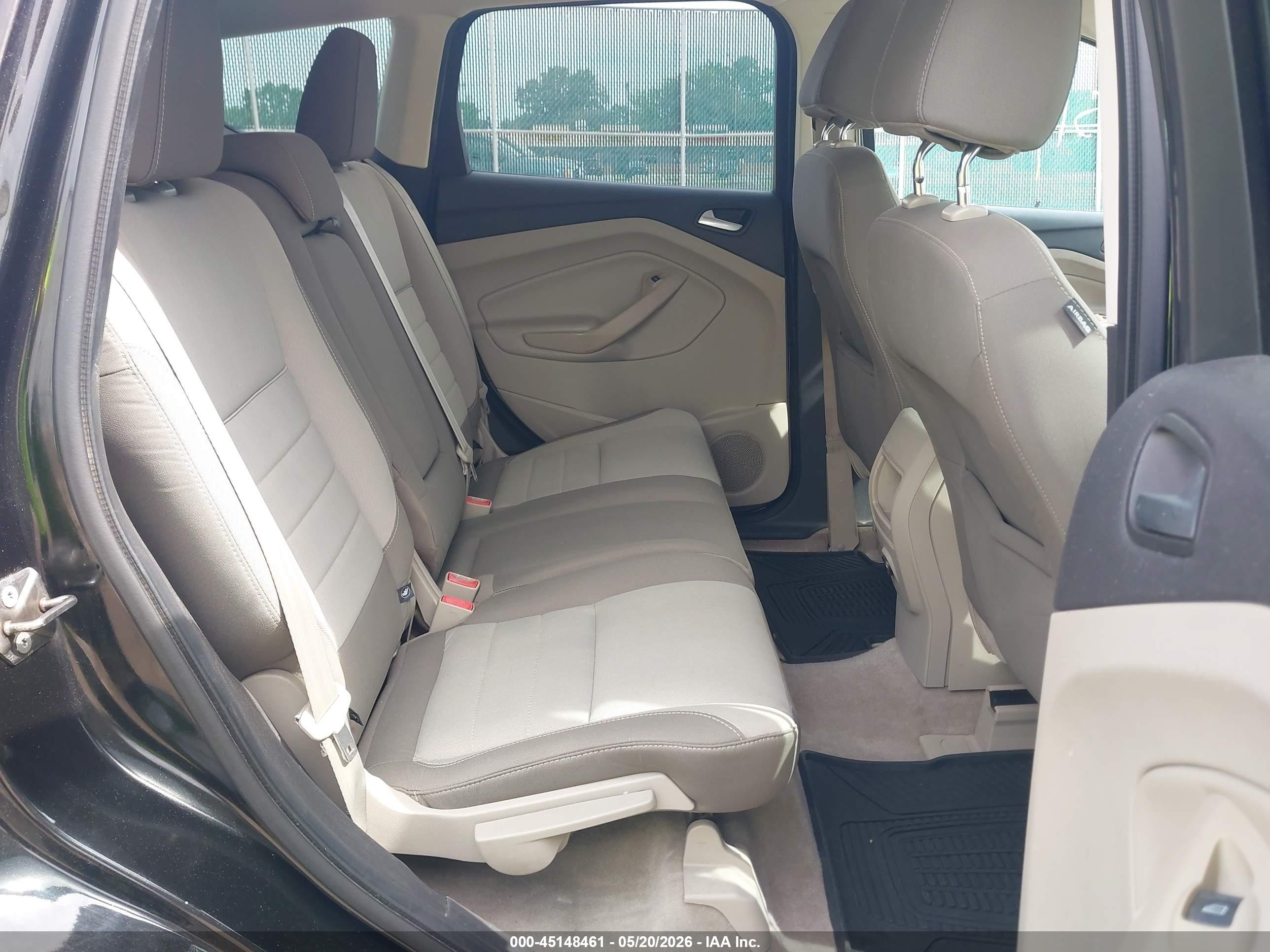 2013 Ford Escape Se Black vin: 1FMCU9GX2DUC87991