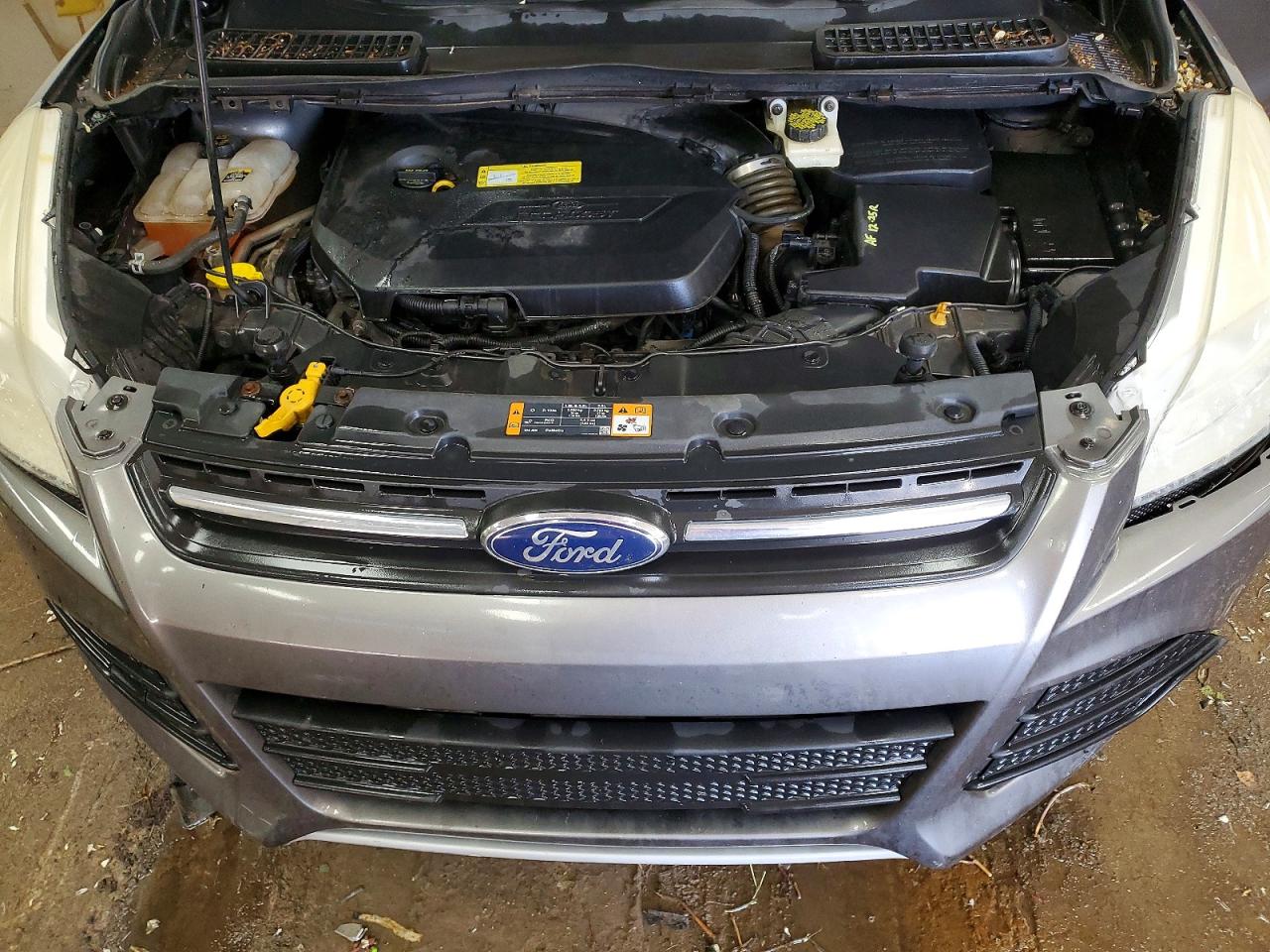 2013 Ford Escape Se Gray vin: 1FMCU9GX2DUC89577