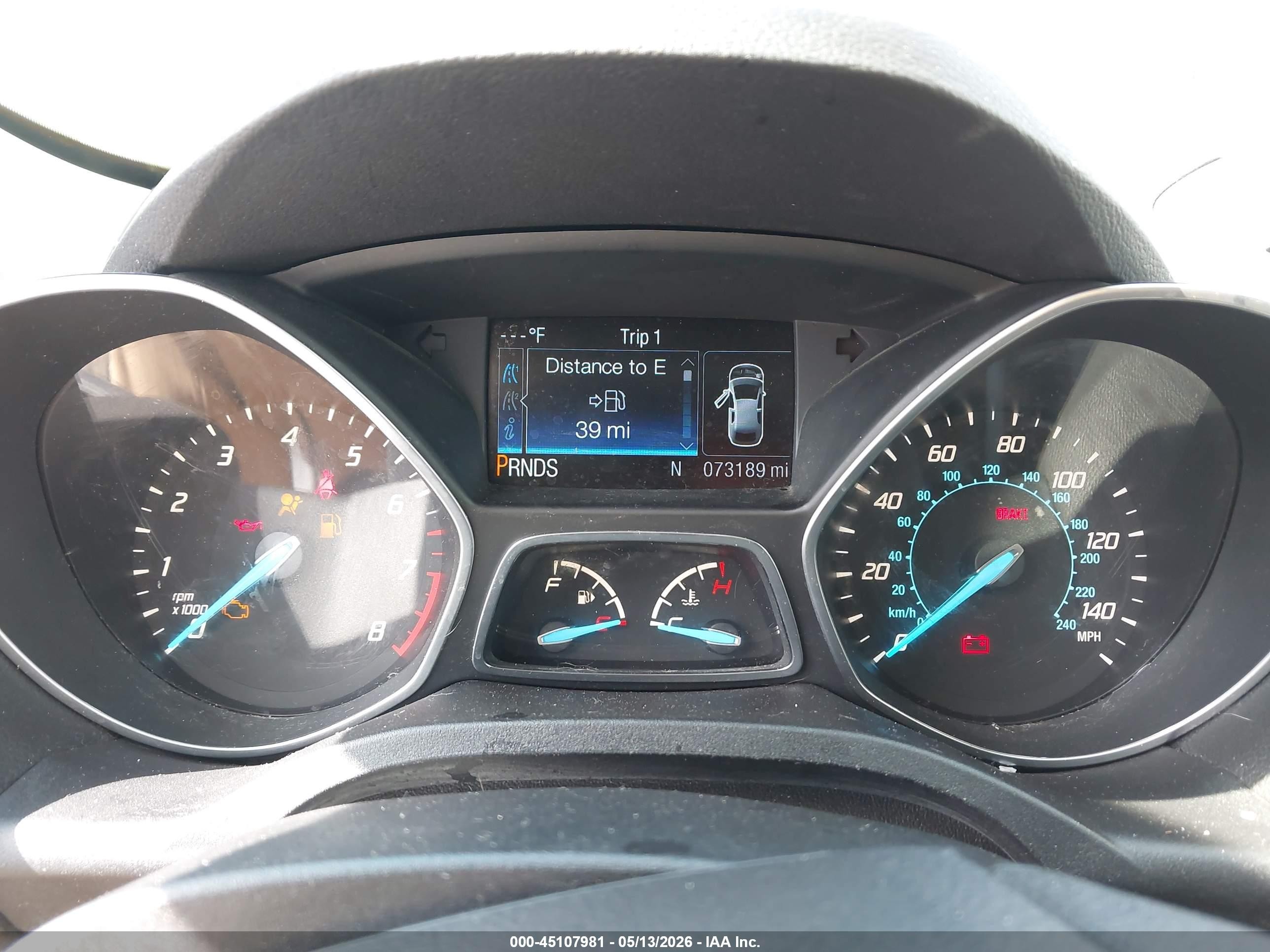 2013 Ford Escape Se Gray vin: 1FMCU9GX2DUD47560