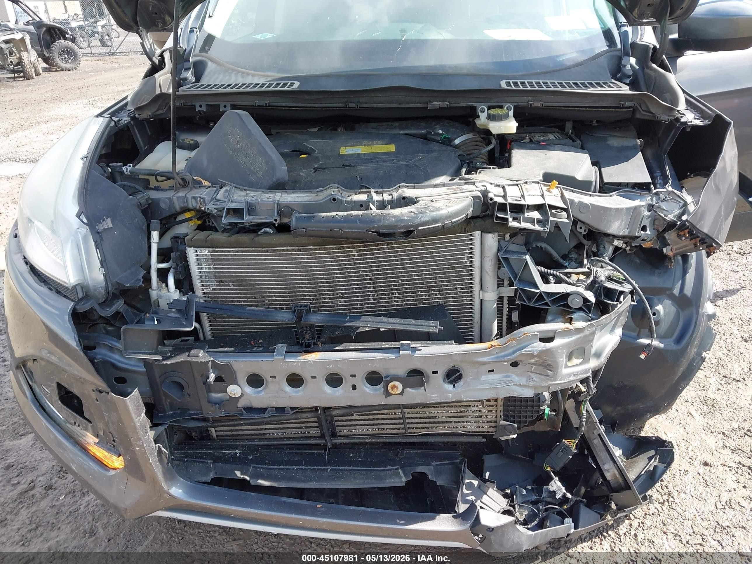 2013 Ford Escape Se Gray vin: 1FMCU9GX2DUD47560
