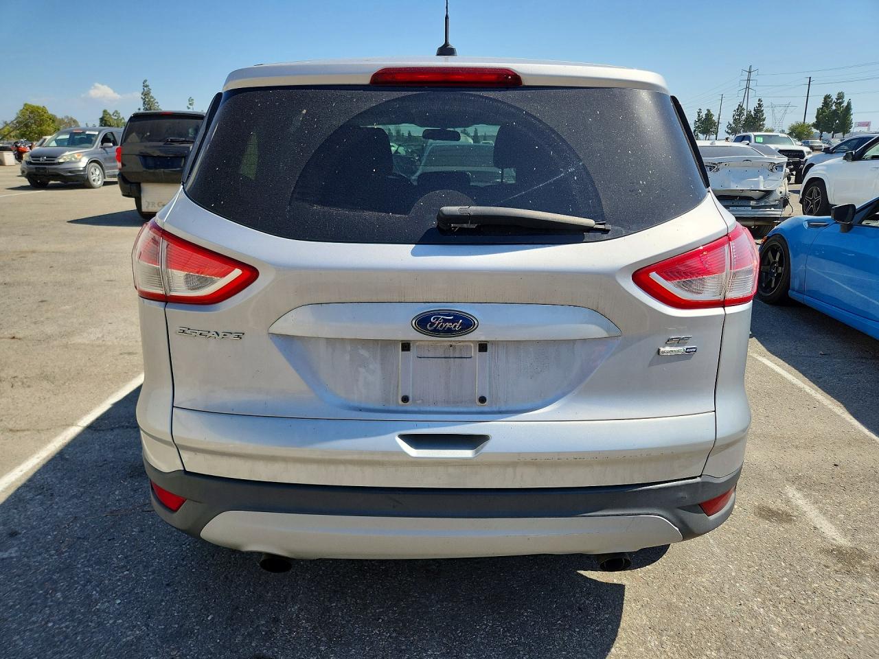 2013 Ford Escape Se Silver vin: 1FMCU9GX2DUD51625