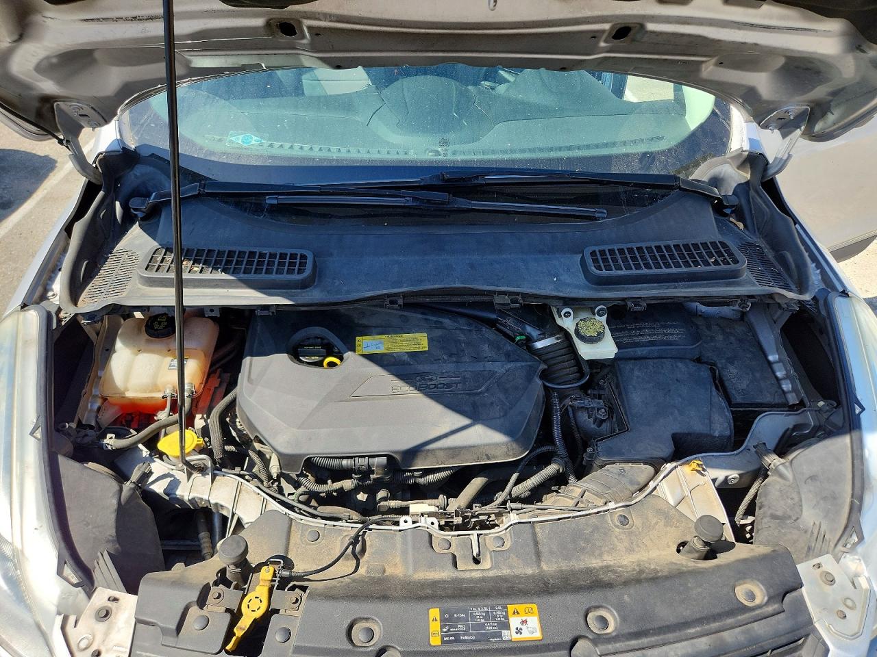 2013 Ford Escape Se Silver vin: 1FMCU9GX2DUD51625