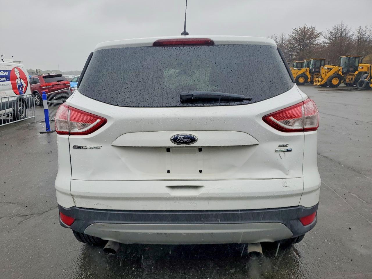 2013 Ford Escape Se White vin: 1FMCU9GX2DUD71874