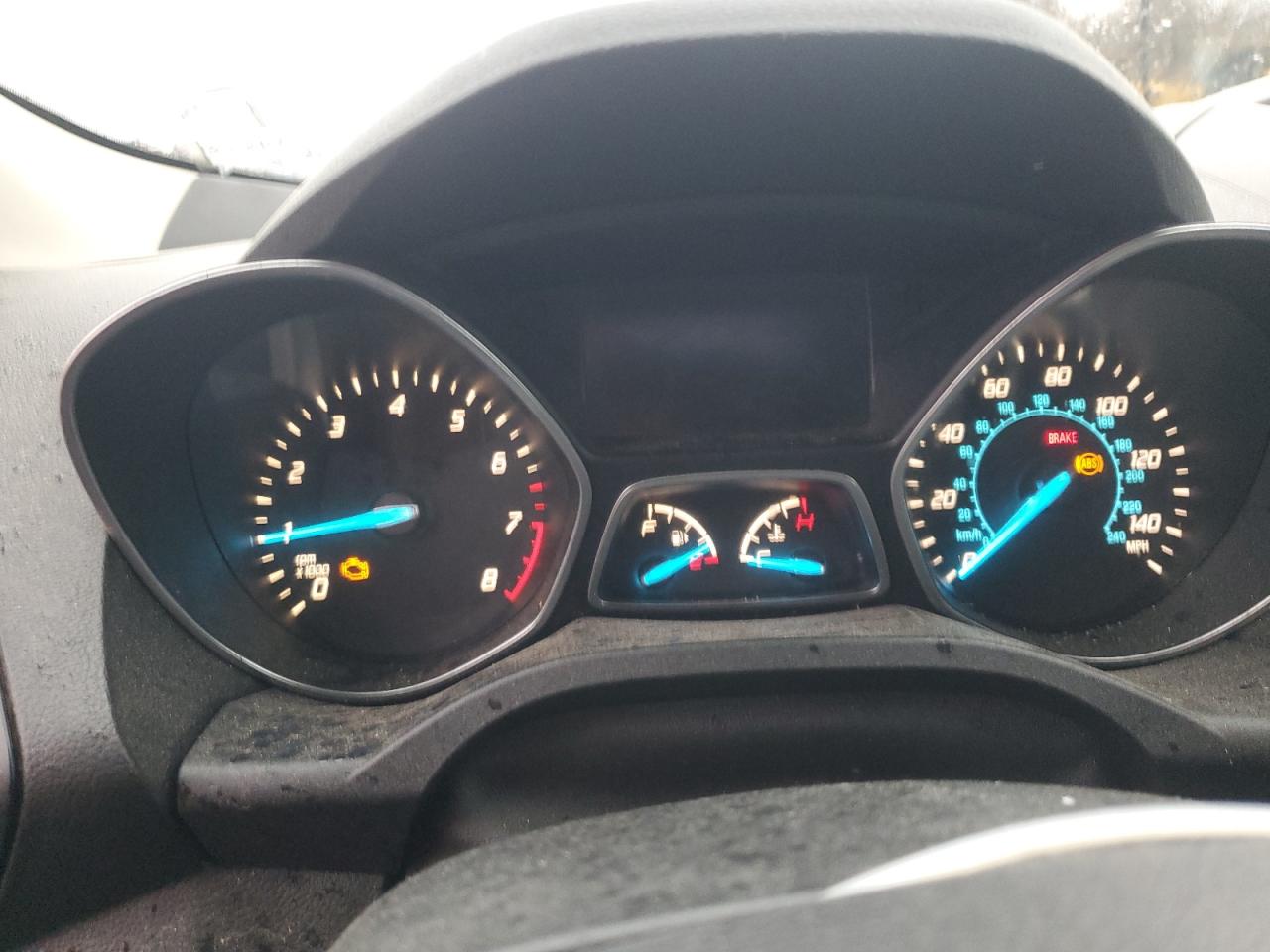 2013 Ford Escape Se White vin: 1FMCU9GX2DUD71874 Damage: Warning Light - Engine, On, Unacceptable