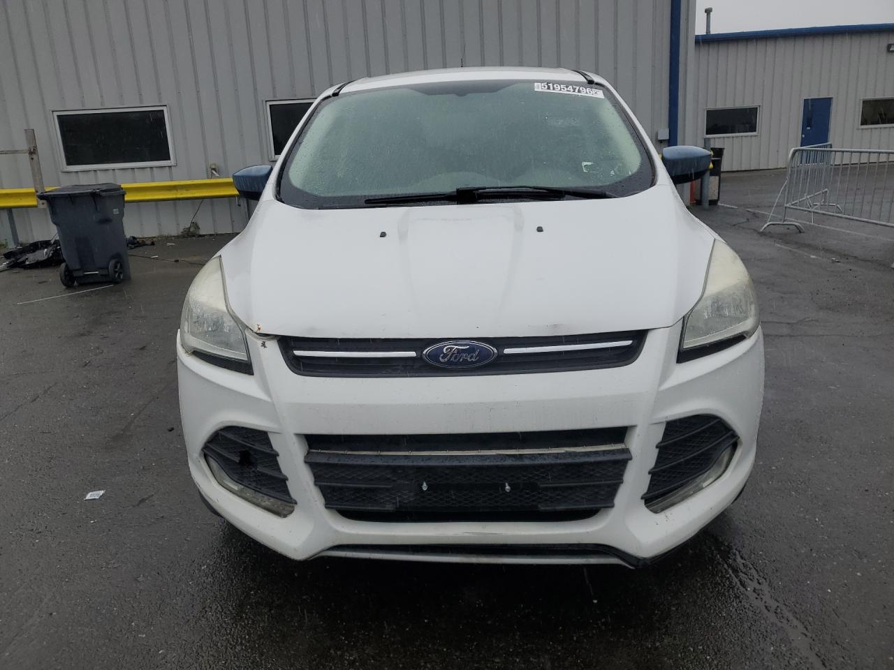 2013 Ford Escape Se White vin: 1FMCU9GX2DUD71874 Damage: Left Head Lamp, Faded, Repair Required