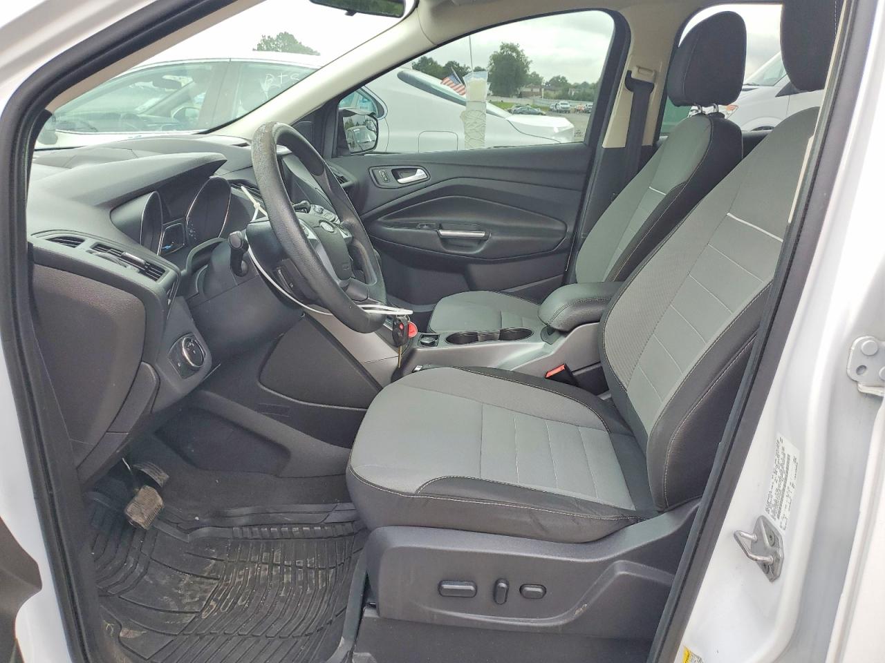 2014 Ford Escape Se White vin: 1FMCU9GX2EUA42500