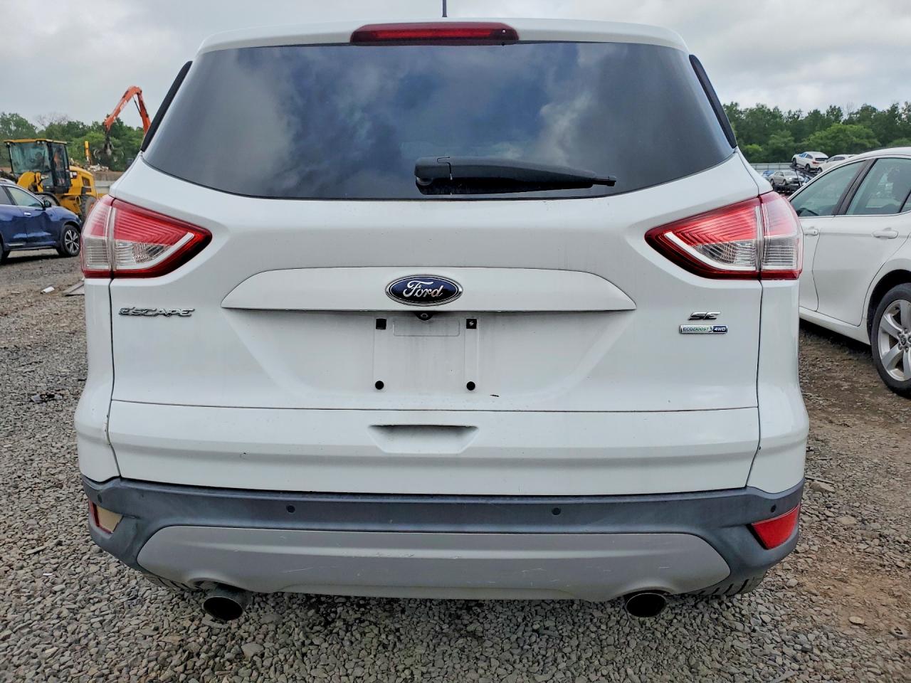 2014 Ford Escape Se White vin: 1FMCU9GX2EUA42500