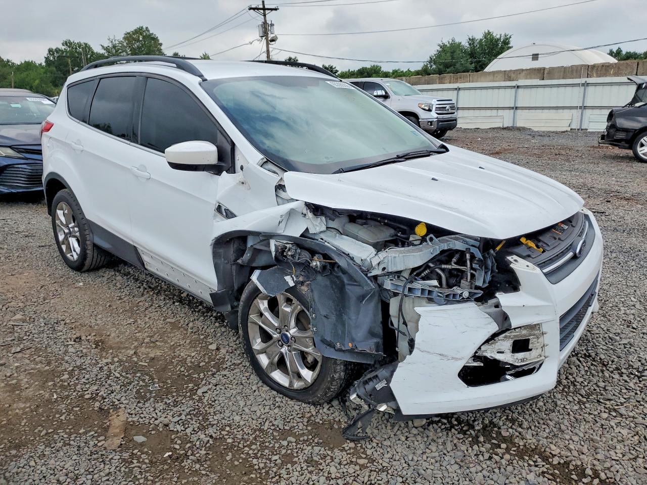 2014 Ford Escape Se White vin: 1FMCU9GX2EUA42500