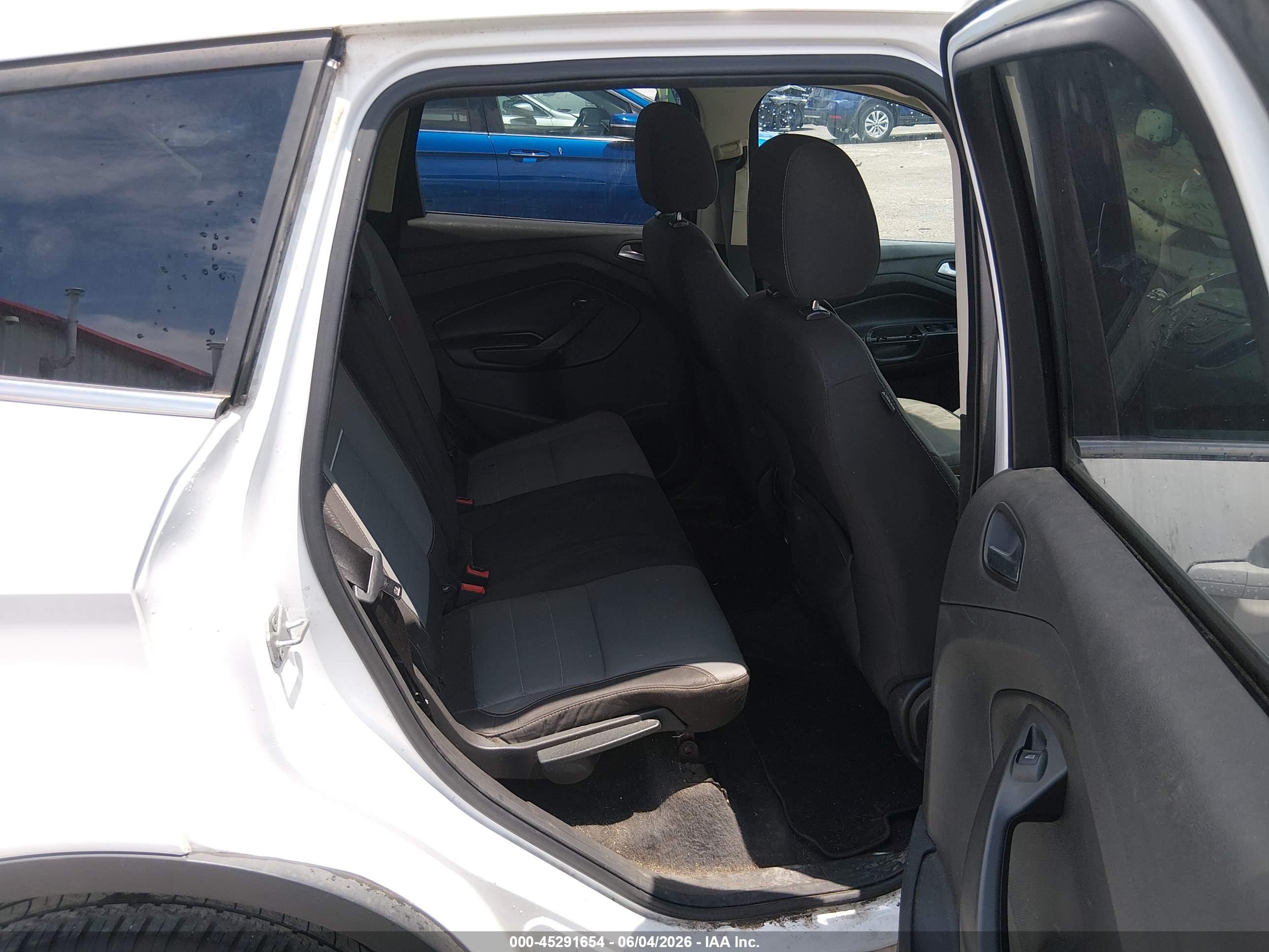 2014 Ford Escape Se White vin: 1FMCU9GX2EUB09466