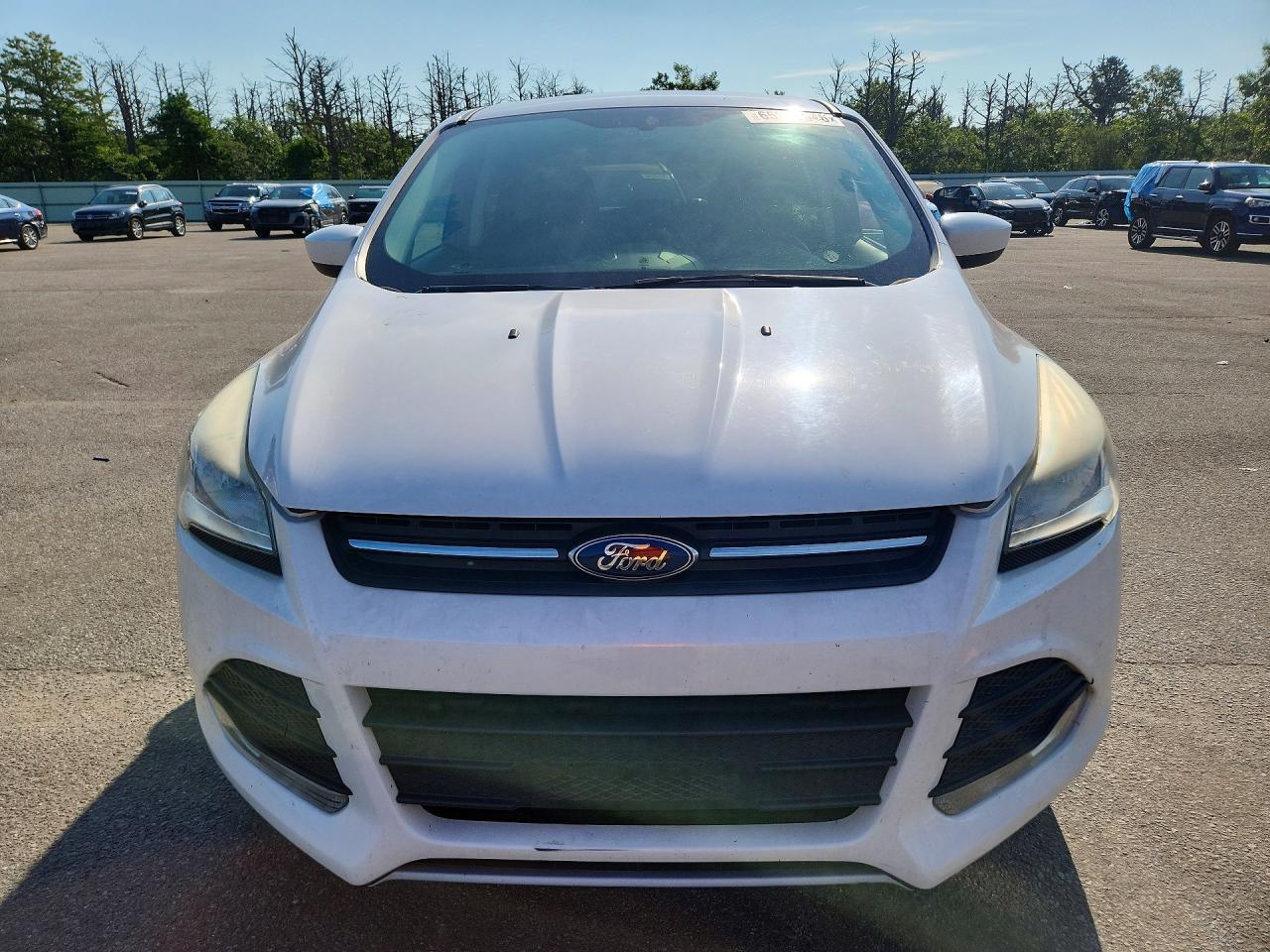 2014 Ford Escape Se White vin: 1FMCU9GX2EUB11380