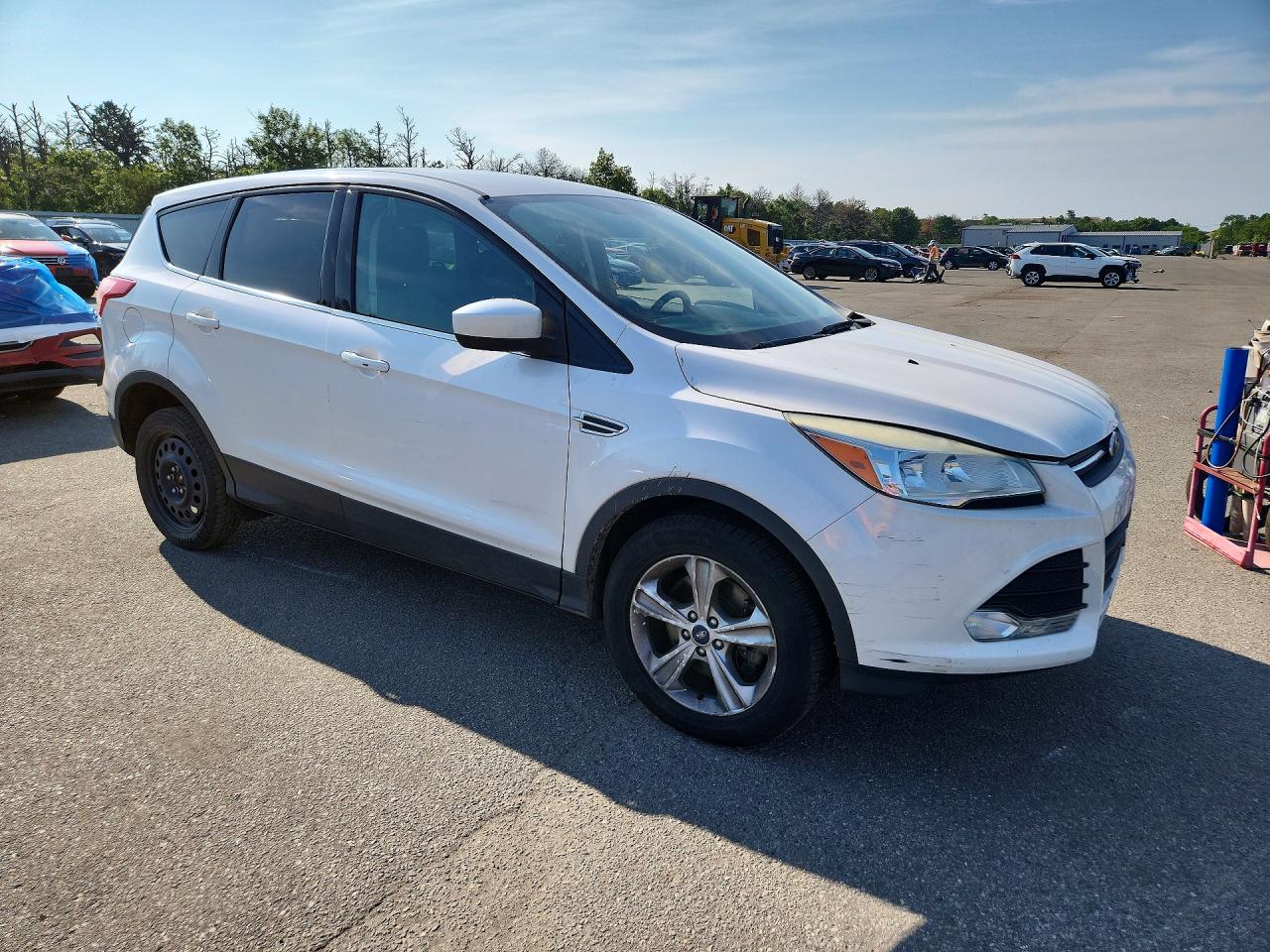 2014 Ford Escape Se White vin: 1FMCU9GX2EUB11380
