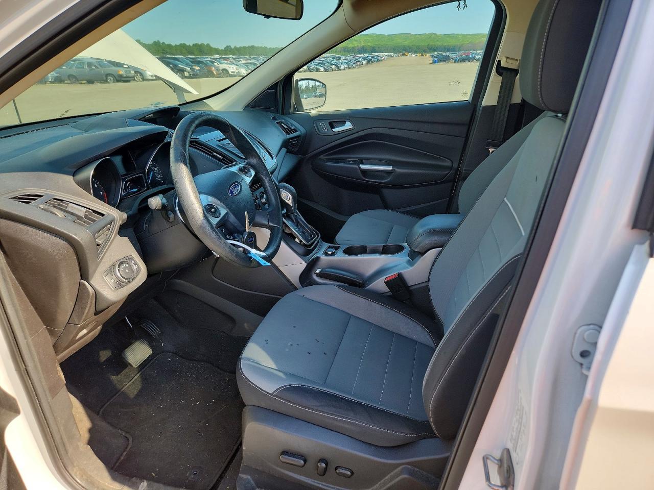 2014 Ford Escape Se White vin: 1FMCU9GX2EUB11380