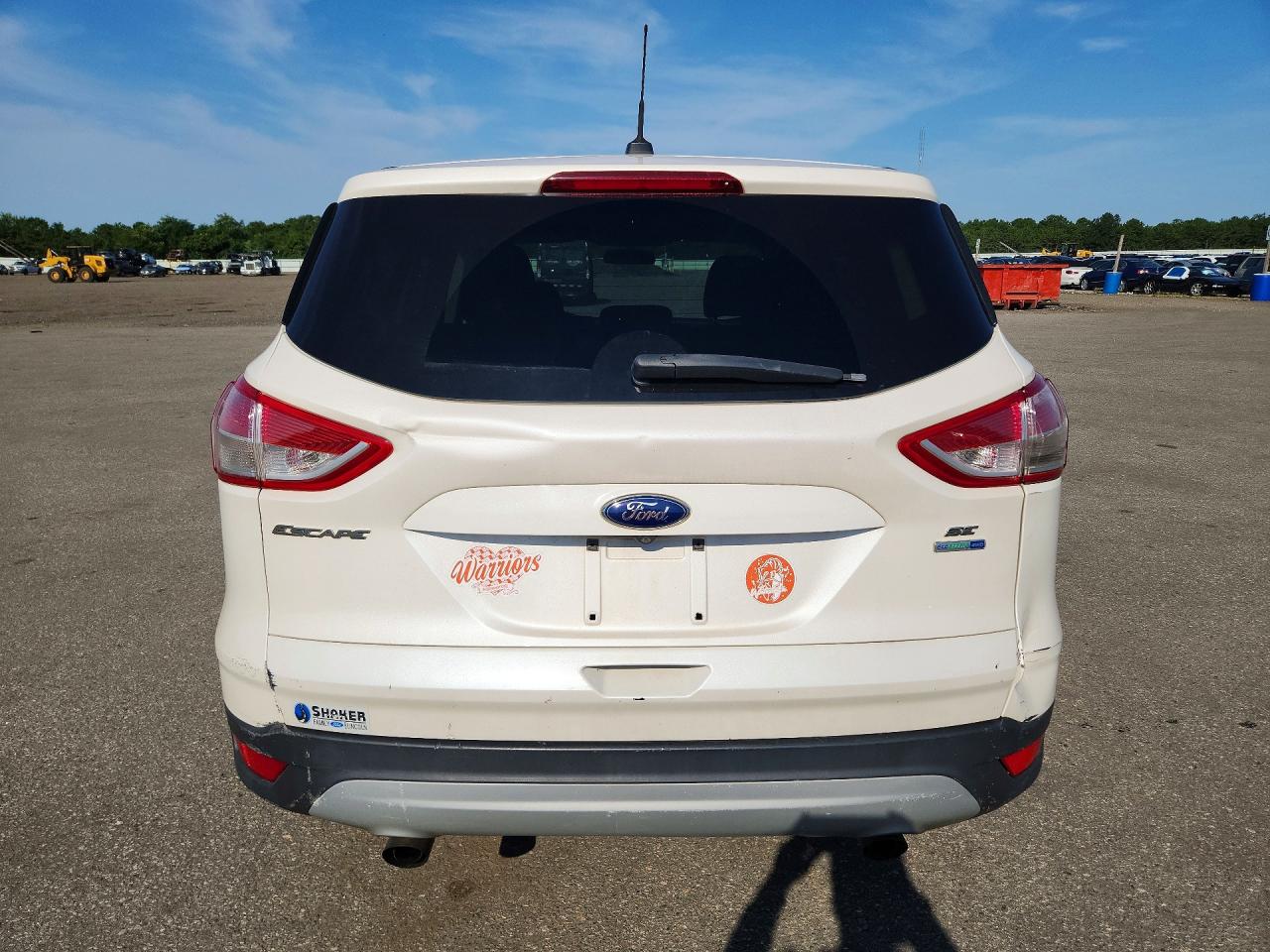 2014 Ford Escape Se White vin: 1FMCU9GX2EUB11380