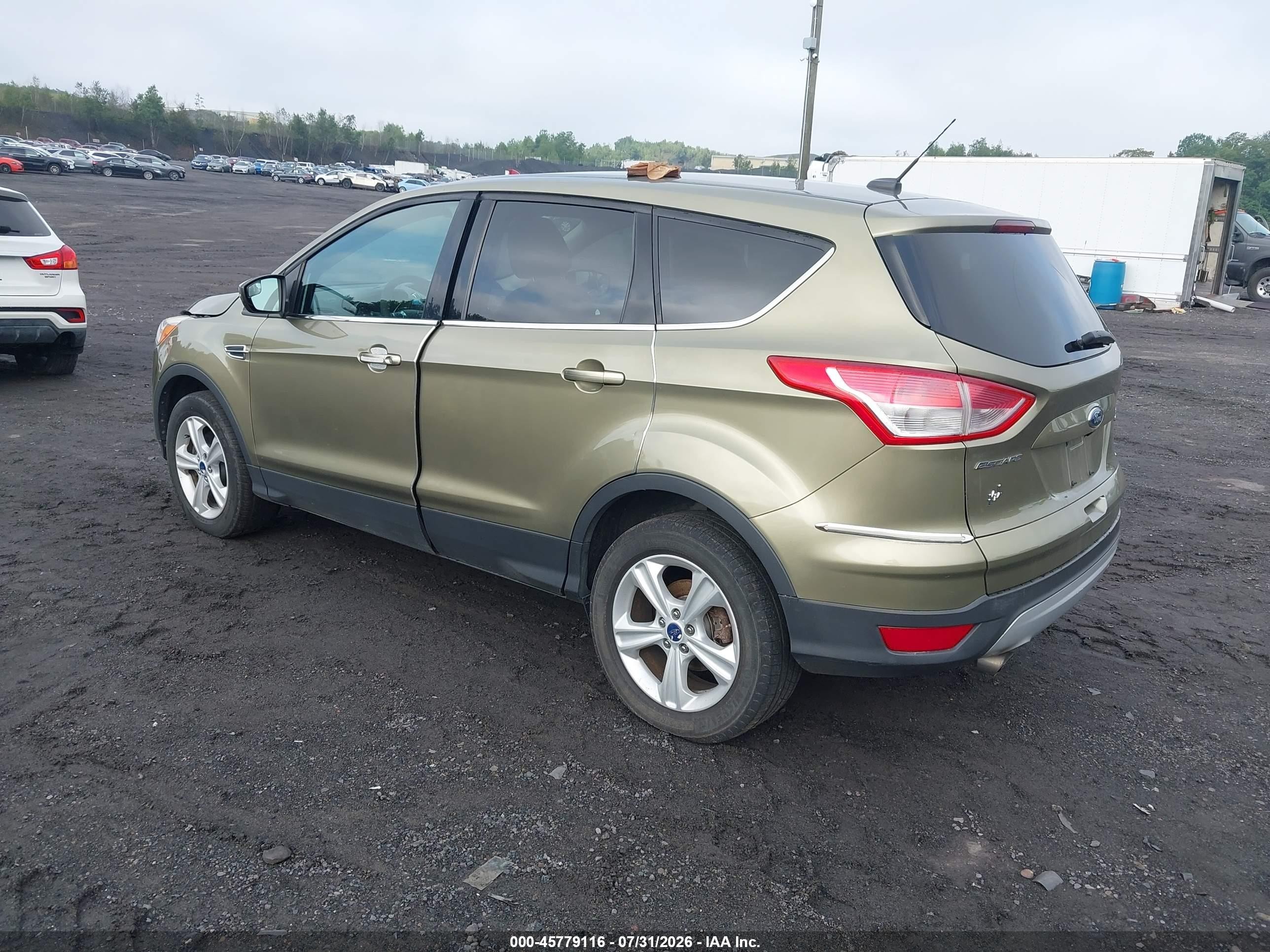 2014 Ford Escape Se Green vin: 1FMCU9GX2EUB21567
