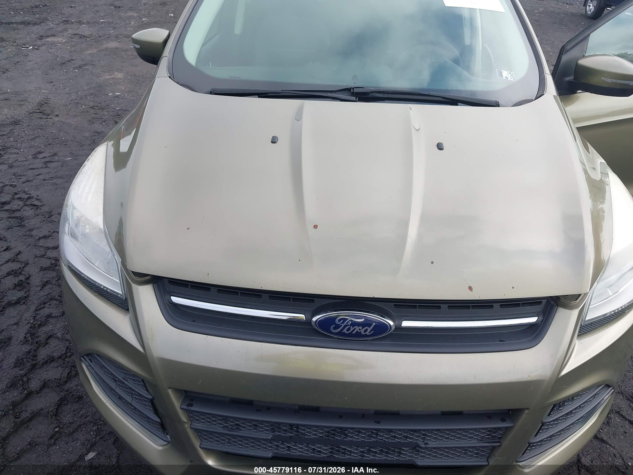 2014 Ford Escape Se Green vin: 1FMCU9GX2EUB21567