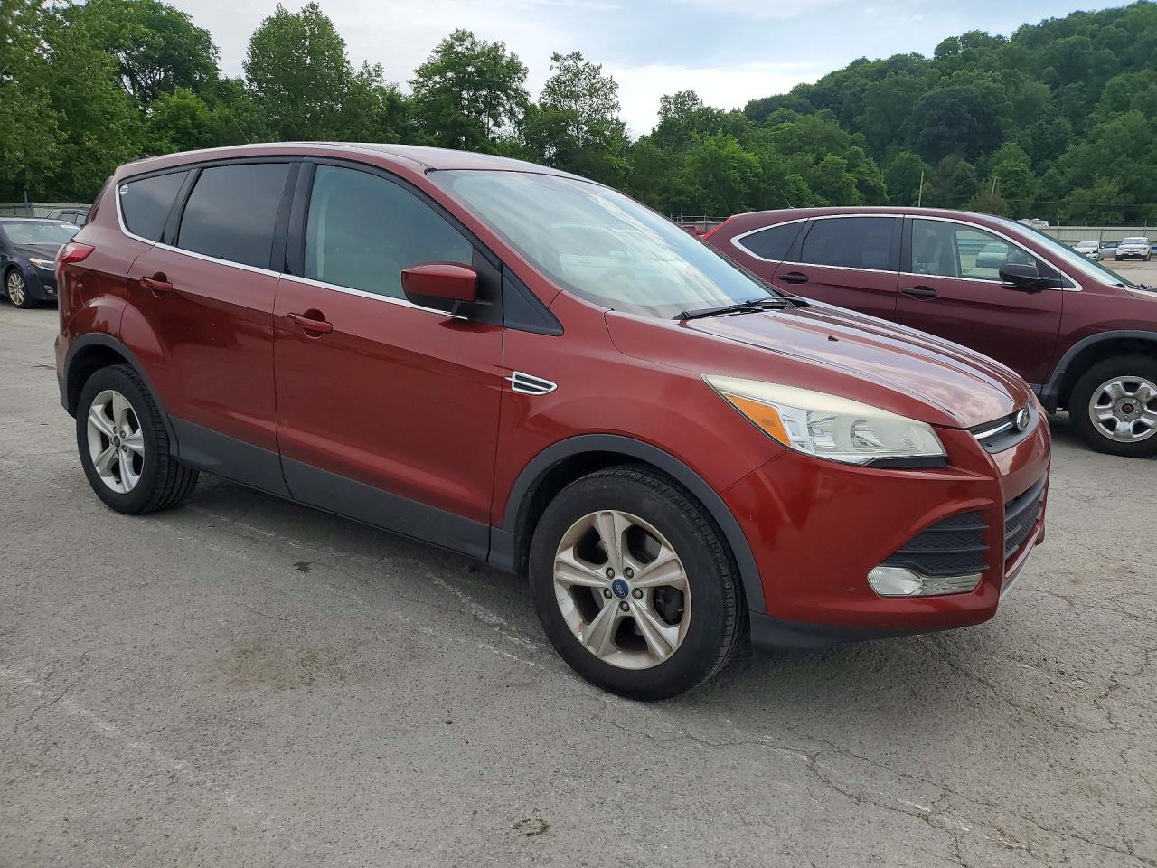 2014 Ford Escape Se Orange vin: 1FMCU9GX2EUB70445