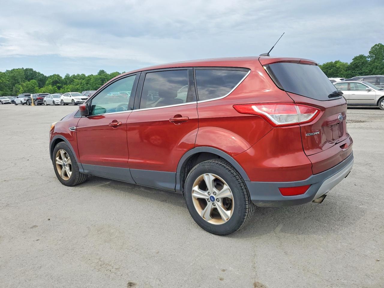 2014 Ford Escape Se Orange vin: 1FMCU9GX2EUB70445