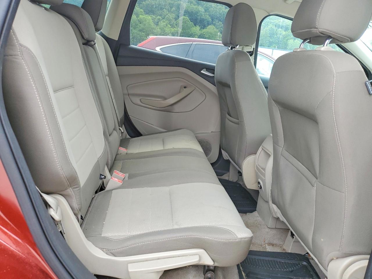 2014 Ford Escape Se Orange vin: 1FMCU9GX2EUB70445