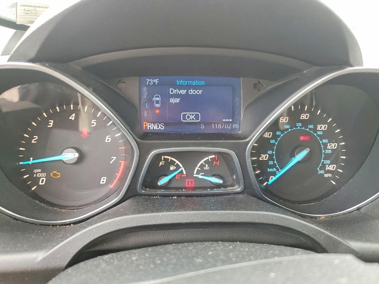 2014 Ford Escape Se Orange vin: 1FMCU9GX2EUB70445