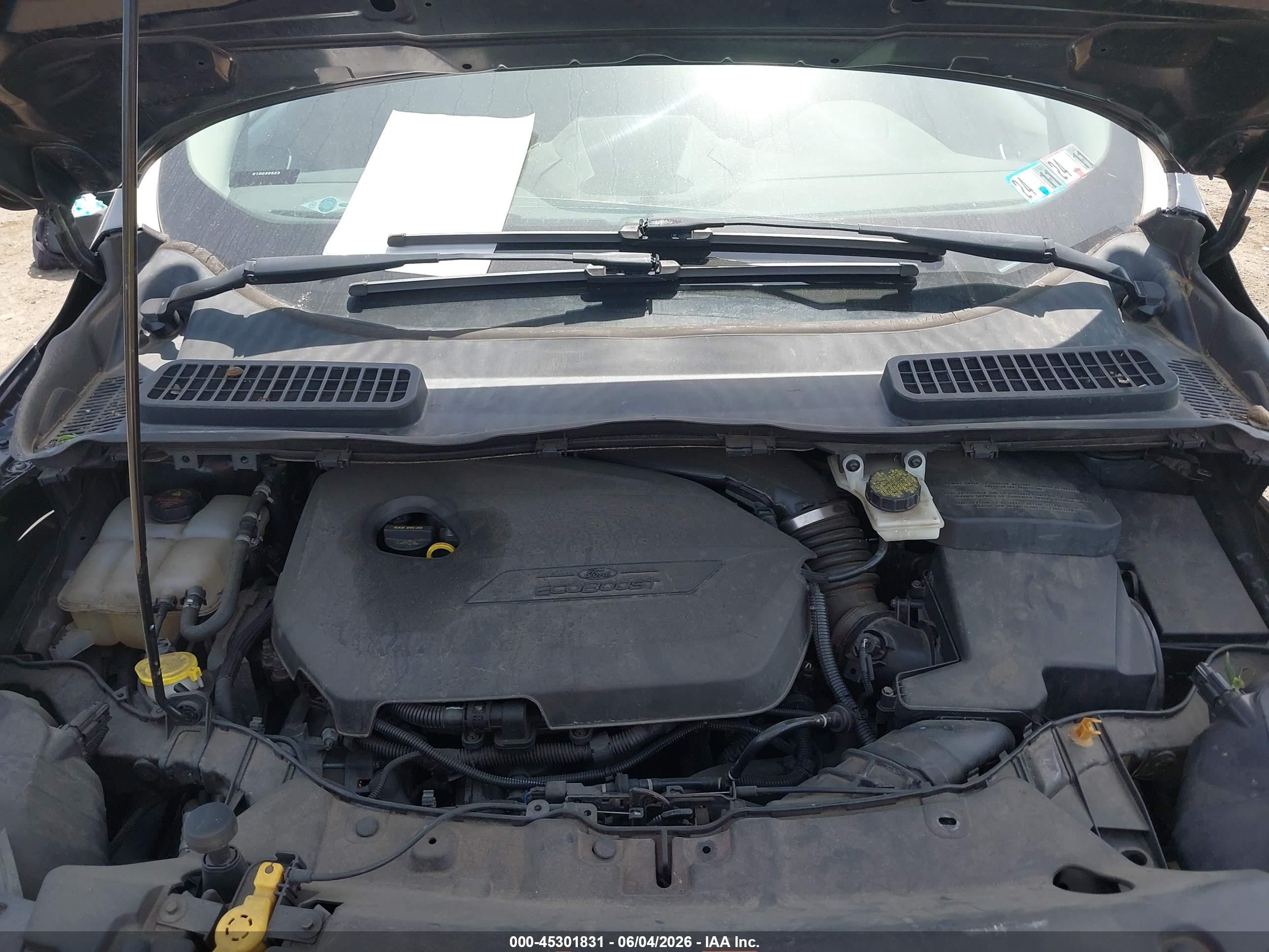2014 Ford Escape Se Black vin: 1FMCU9GX2EUC63885